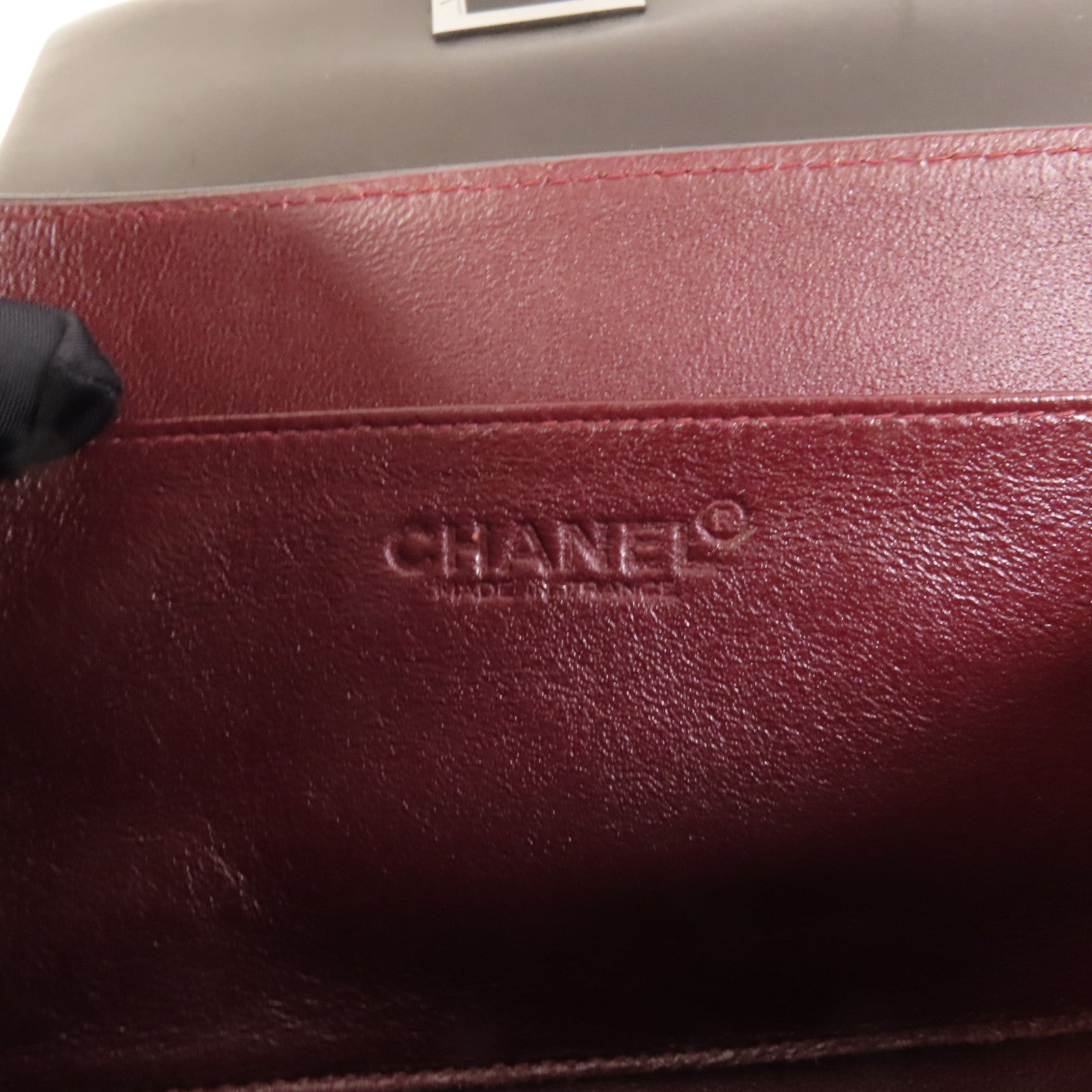 CHANEL 羊皮皮革Shoulder Bag銀扣鏈帶肩背袋