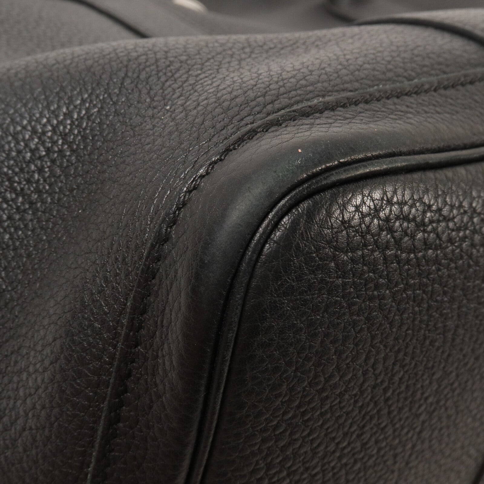 HERMES Negonda皮革Garden Party PM手挽袋Noir
