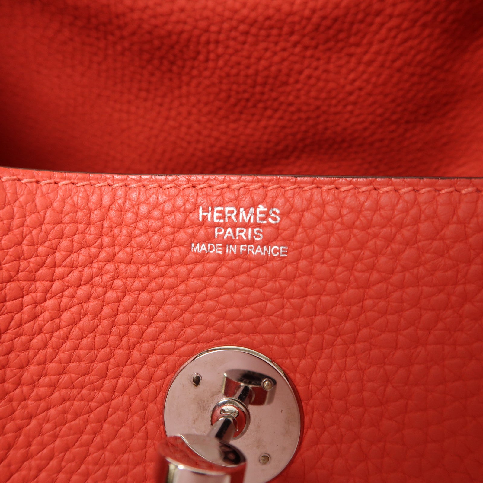 HERMES 【激減優惠】皮革Lindy 30手挽肩背兩用袋