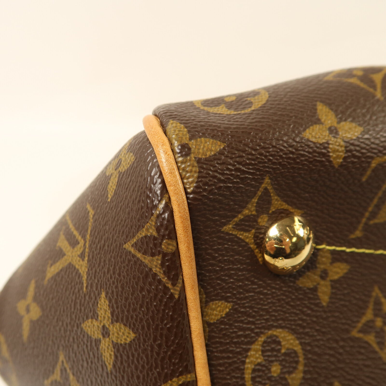 LOUIS VUITTON Monogram Tivoli PM金扣手挽袋