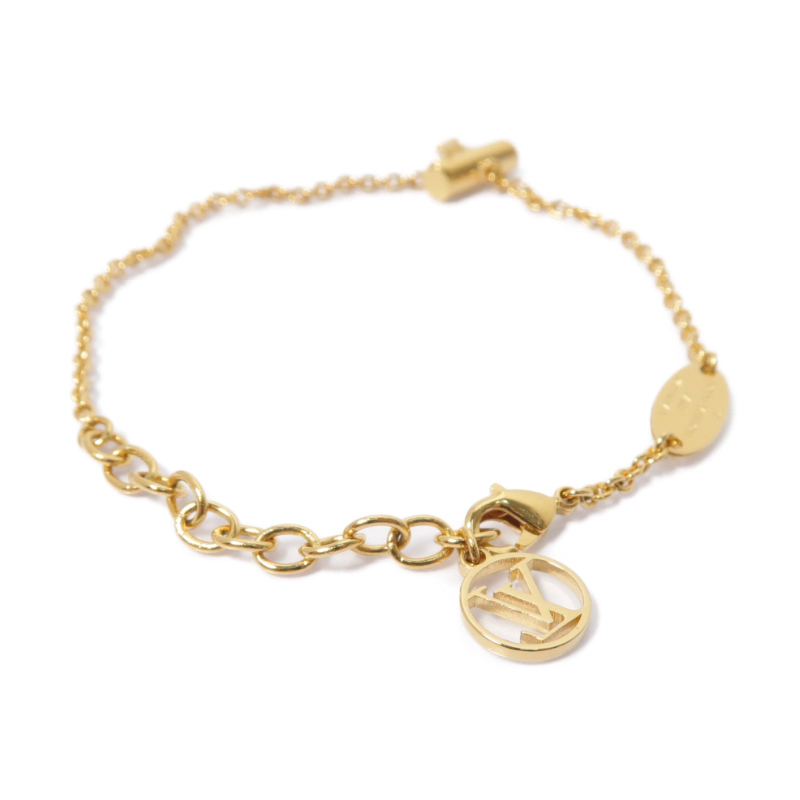 LOUIS VUITTON 金屬Bracelet手鏈金色