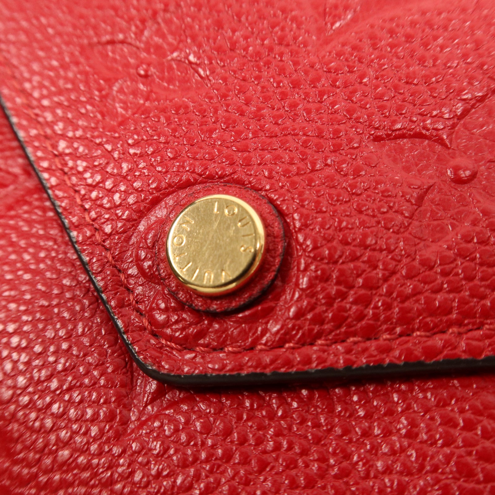 LOUIS VUITTON Monogram Empreinte Victorine金扣錢包