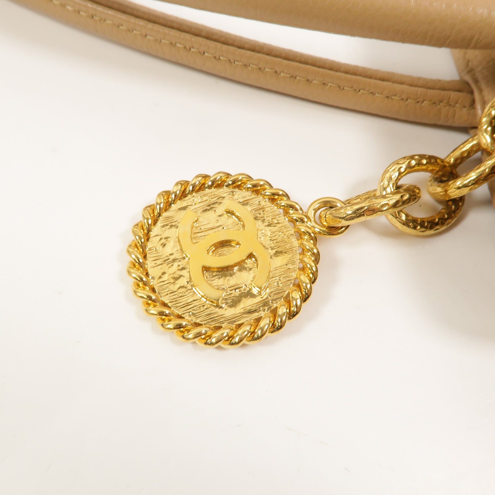 CHANEL 牛皮皮革Medallion Vintage Tote Bag手挽袋