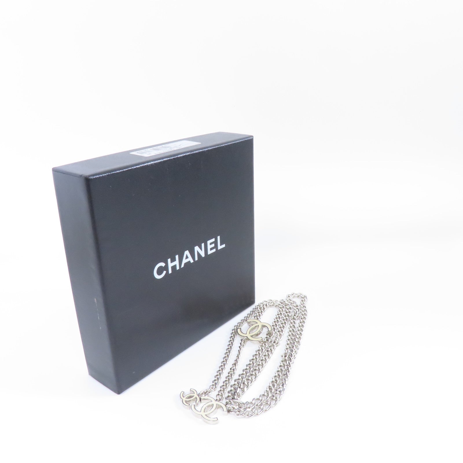 CHANEL 金屬Chain Belt鏈腰帶銀色
