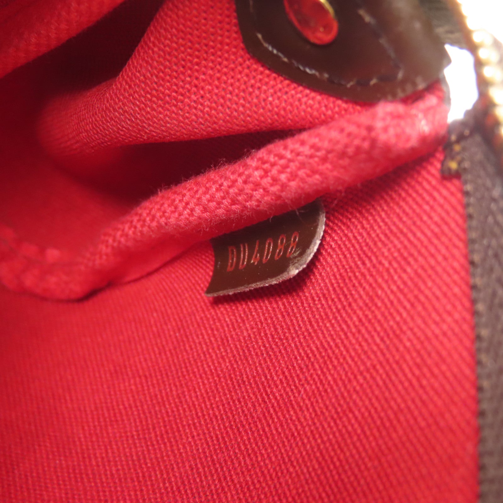 LOUIS VUITTON Damier Eva金扣手挽肩背兩用袋棕色