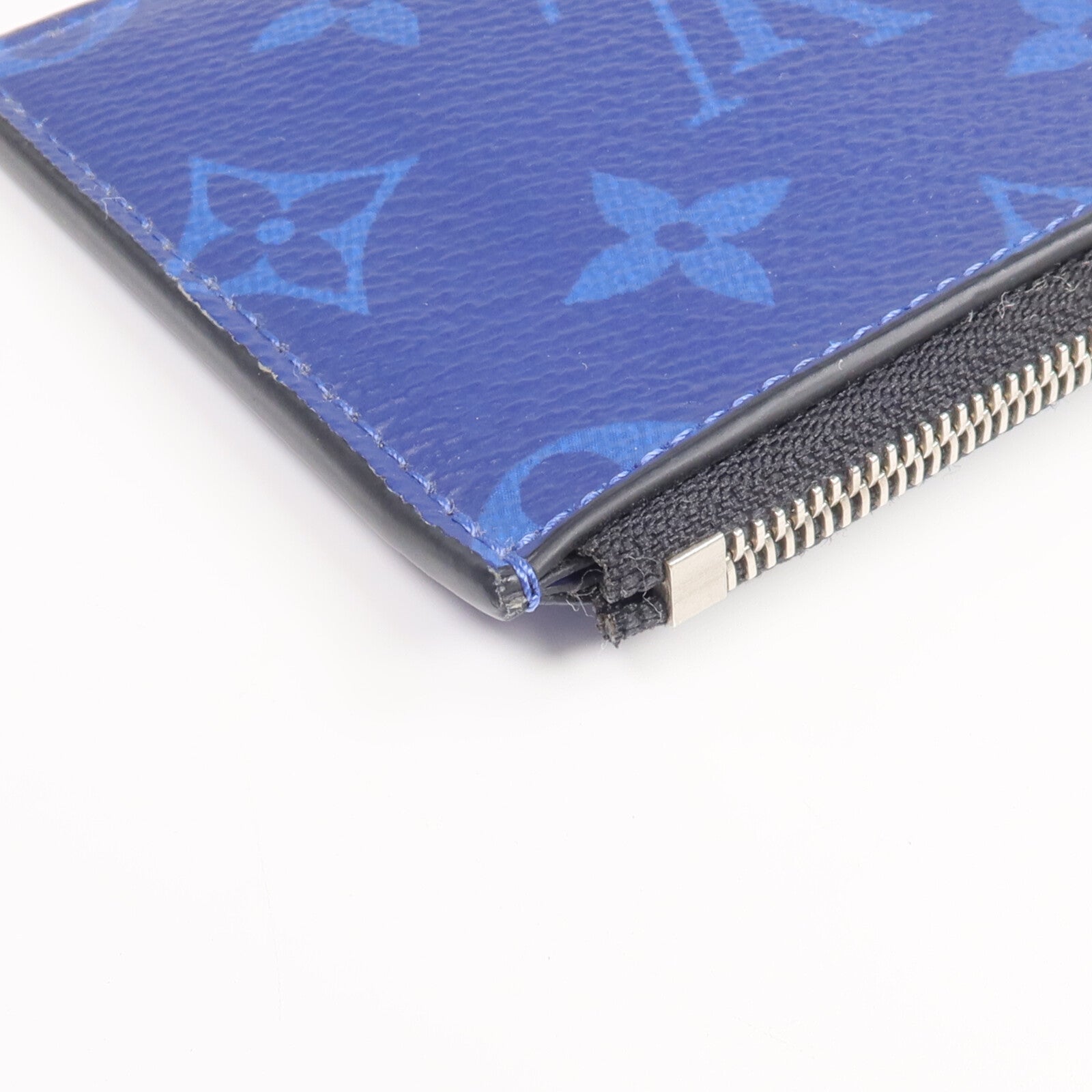 LOUIS VUITTON Taigarama Coin Card Holder銀扣零錢包/套