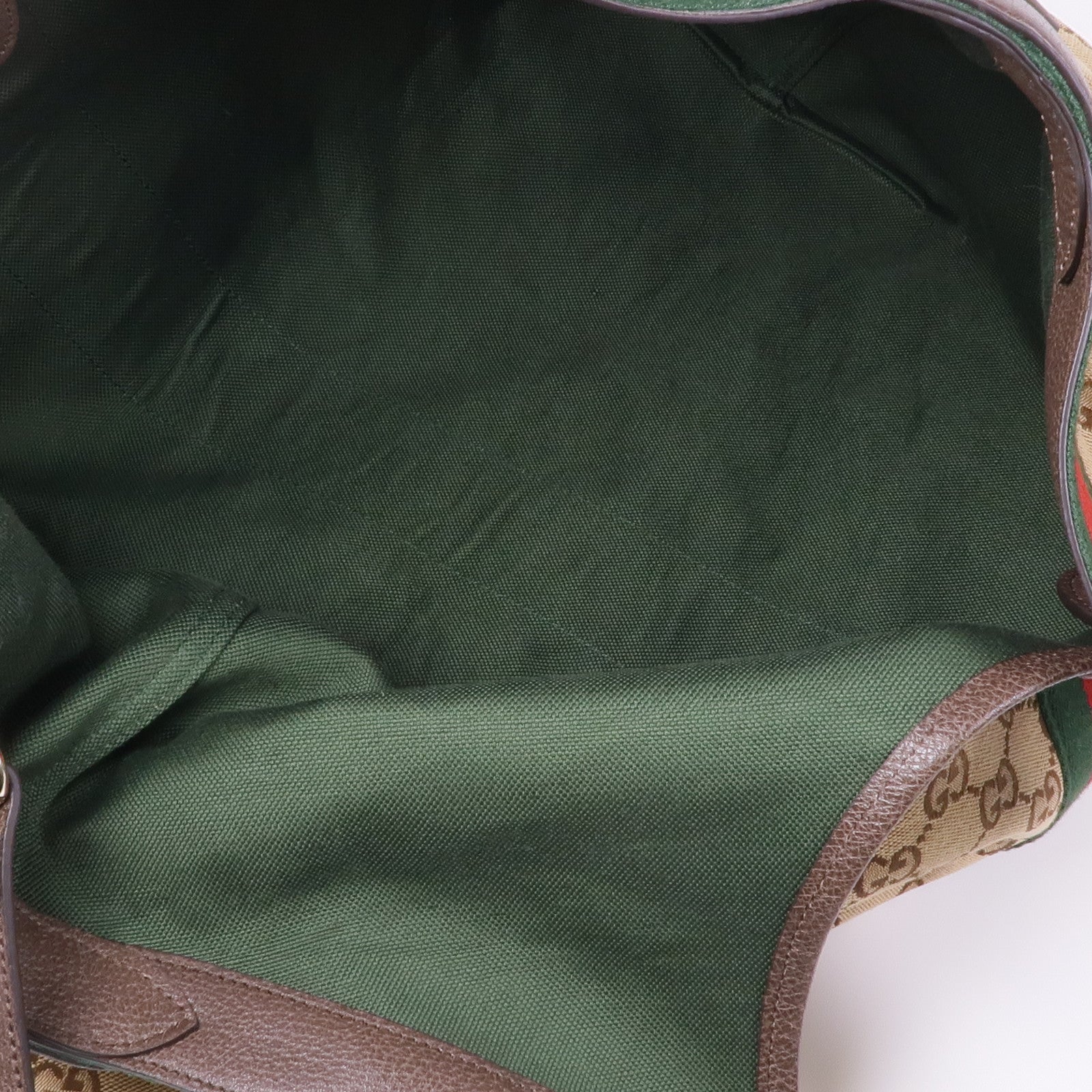 GUCCI 帆布Giglio Large Tote Bag銀扣肩背袋