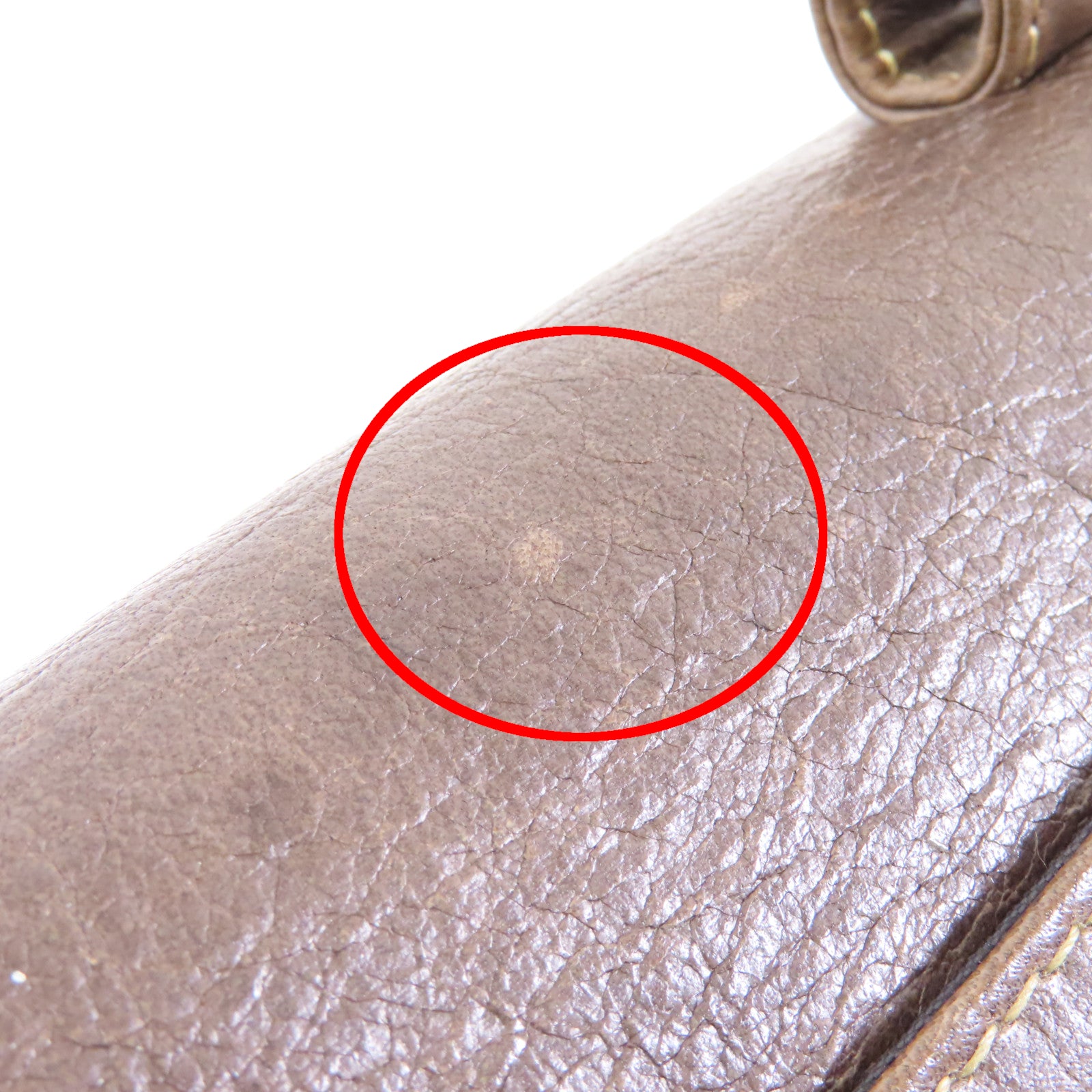 CHANEL 【激減優惠】牛皮皮革Chain Shoulder銀扣鏈帶肩背袋啡色