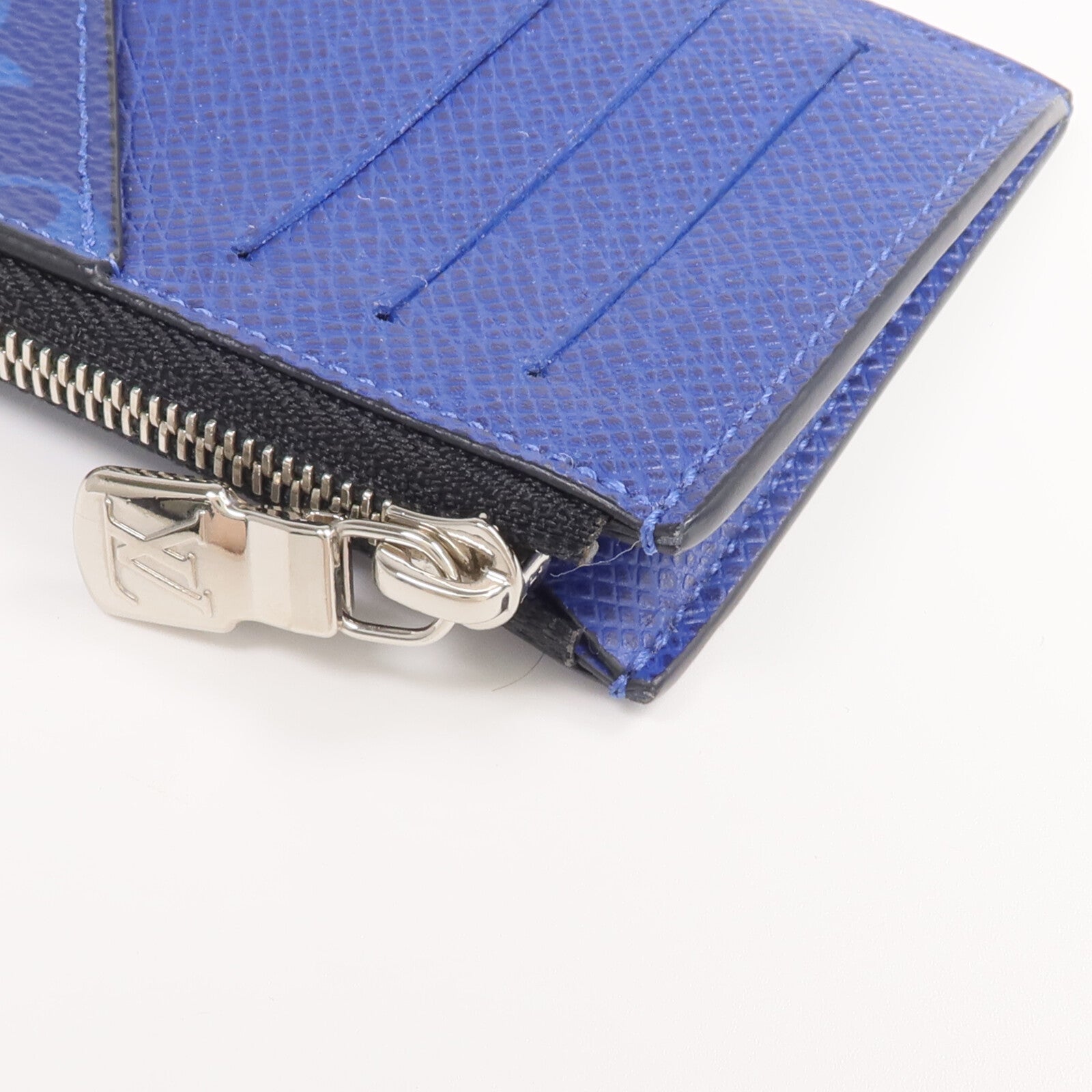 LOUIS VUITTON Taigarama Coin Card Holder銀扣零錢包/套