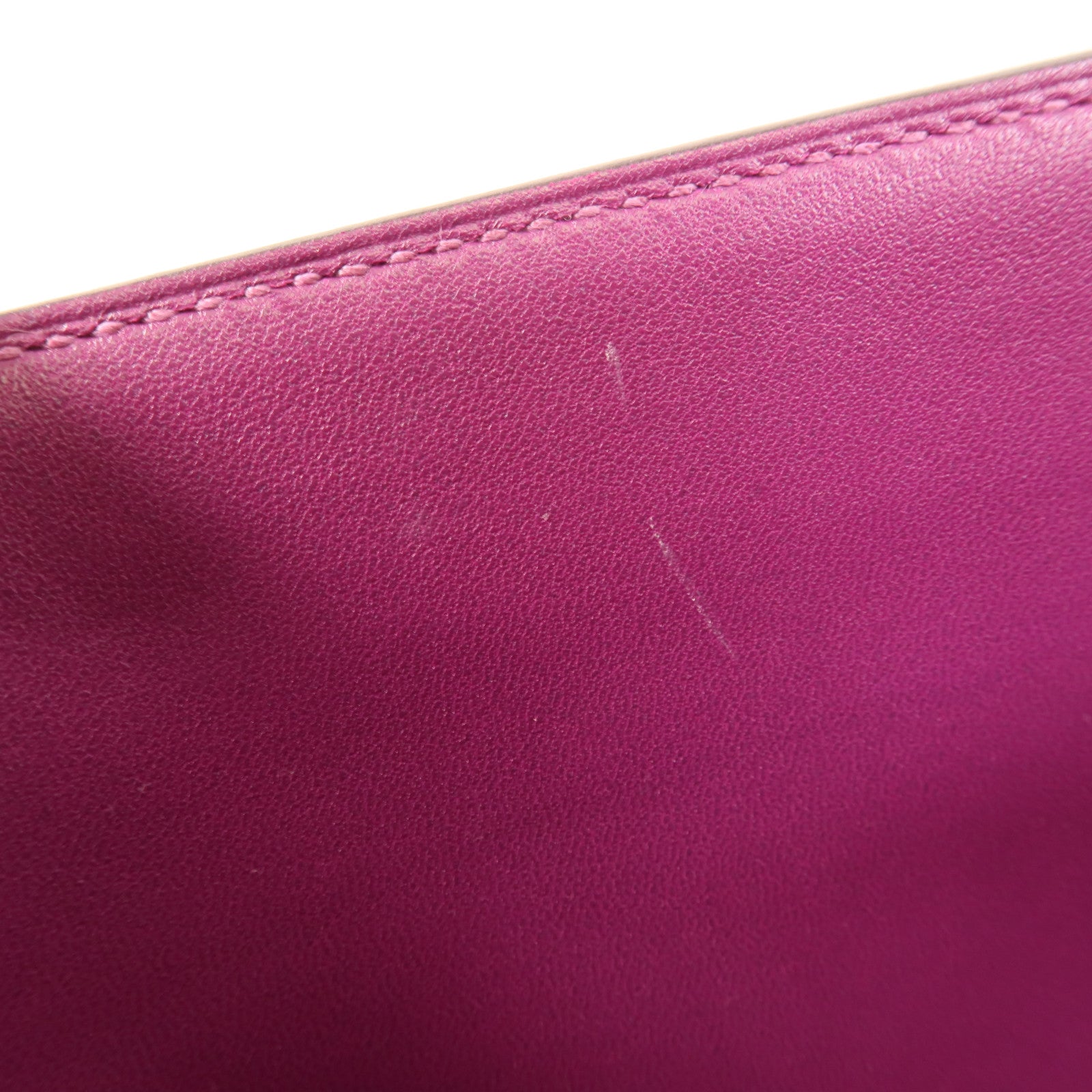 HERMES Evercolor皮革Constance Mini肩背袋Anemone