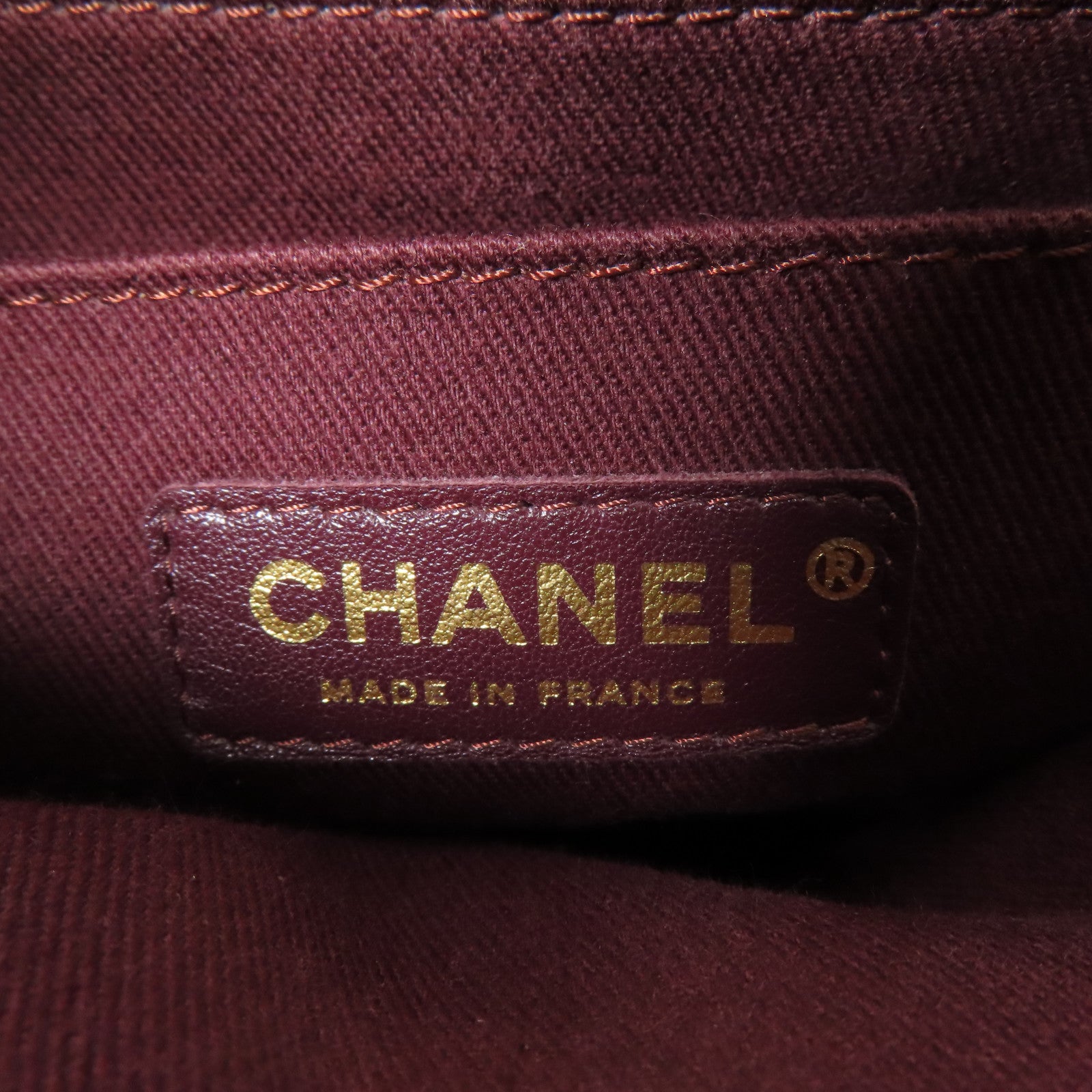 CHANEL 牛皮皮革2 Way Shoulder金扣手挽肩背兩用袋