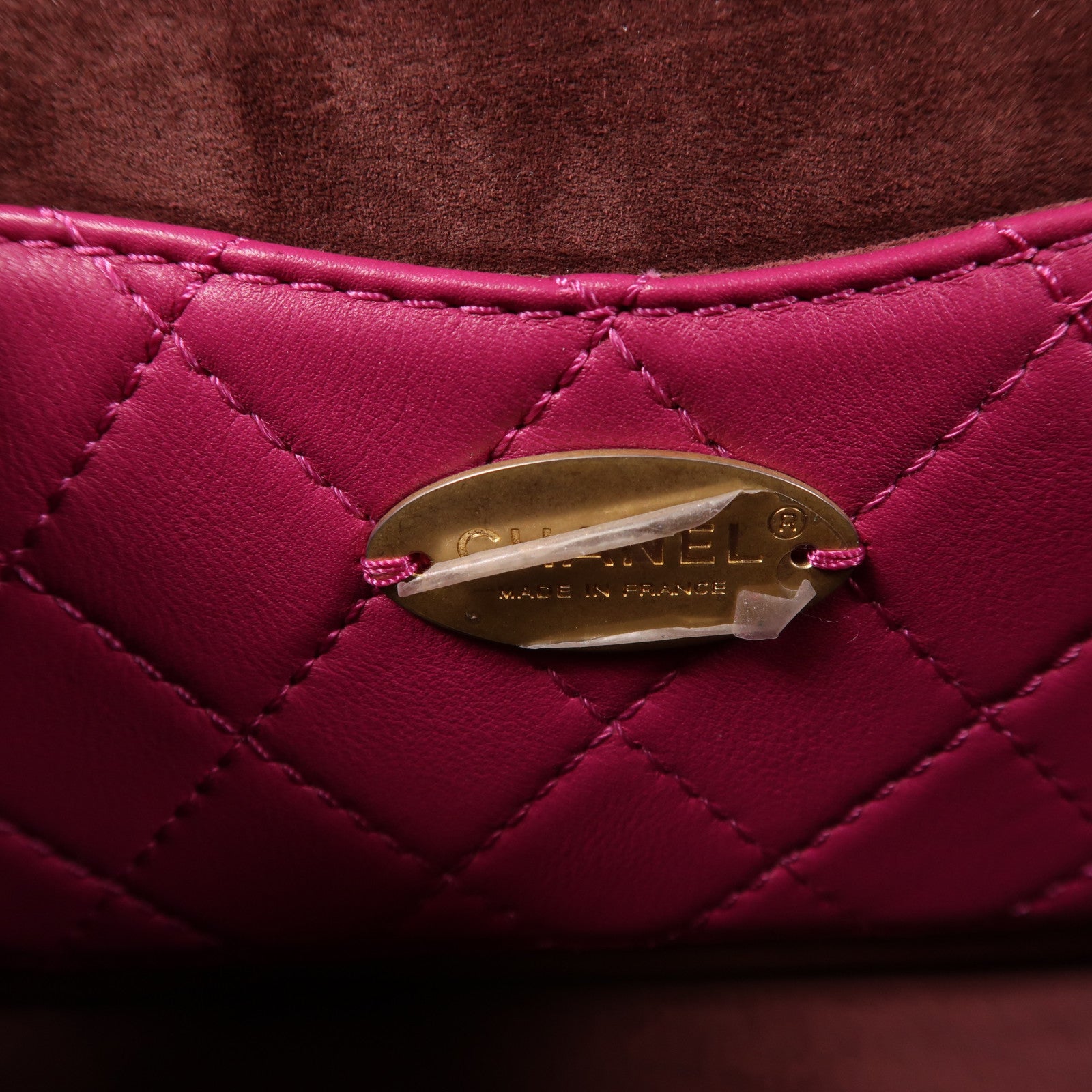 CHANEL 牛皮皮革Shoulder Bag金扣鏈帶肩背袋