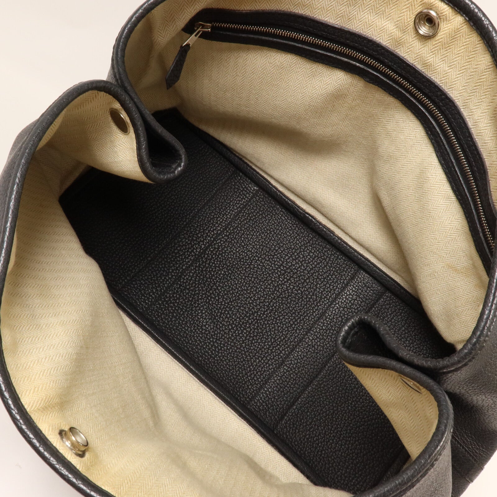 HERMES Negonda皮革Garden Party PM手挽袋Noir