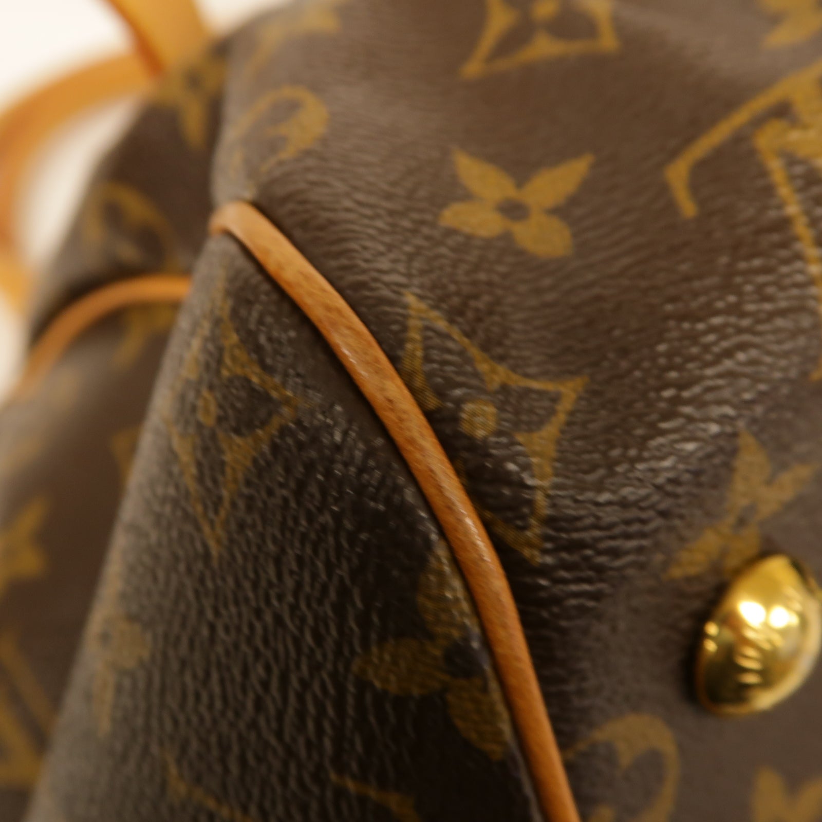 LOUIS VUITTON **【激減優惠】Monogram Tivoli GM金扣手挽袋啡色