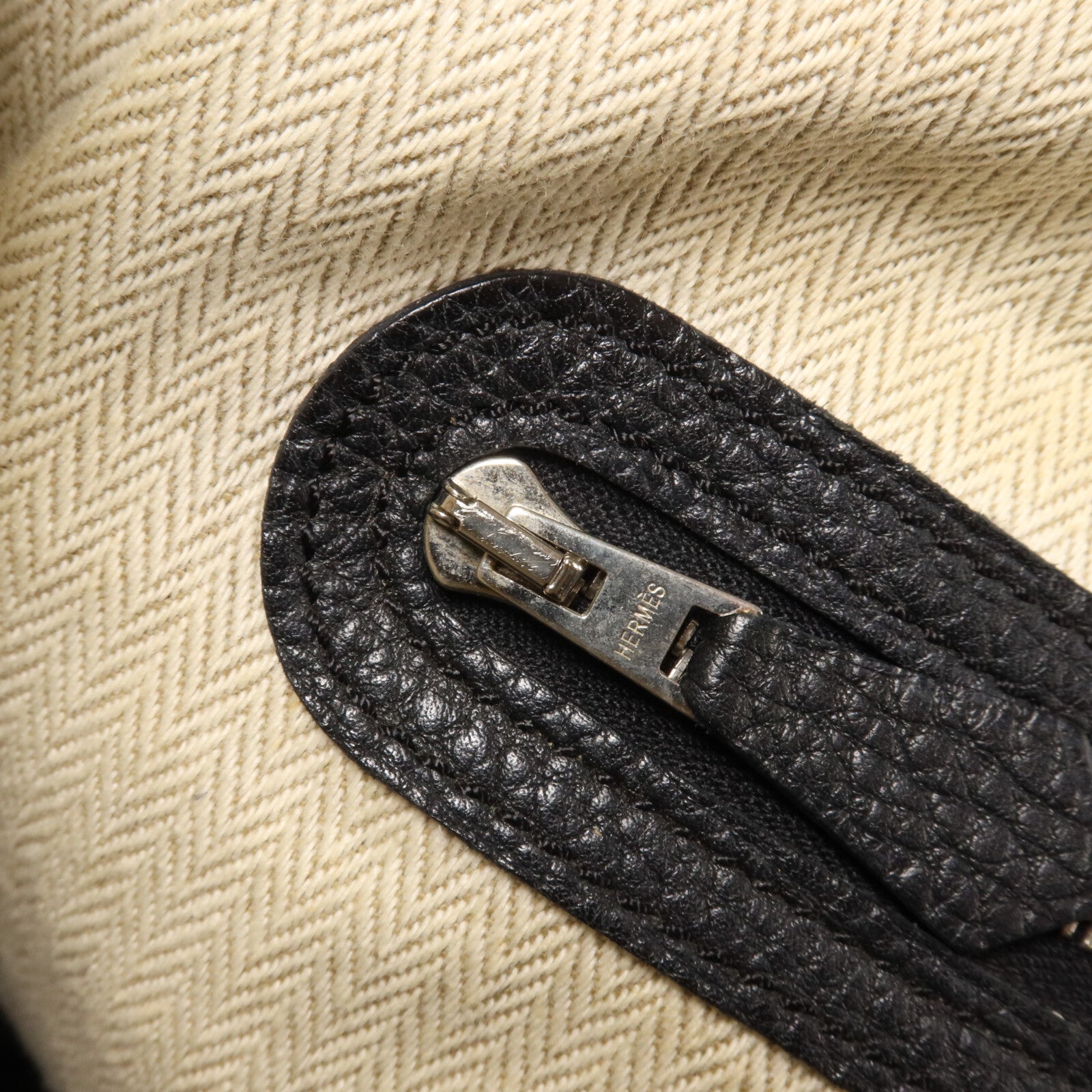 HERMES Negonda皮革Garden Party PM手挽袋Noir