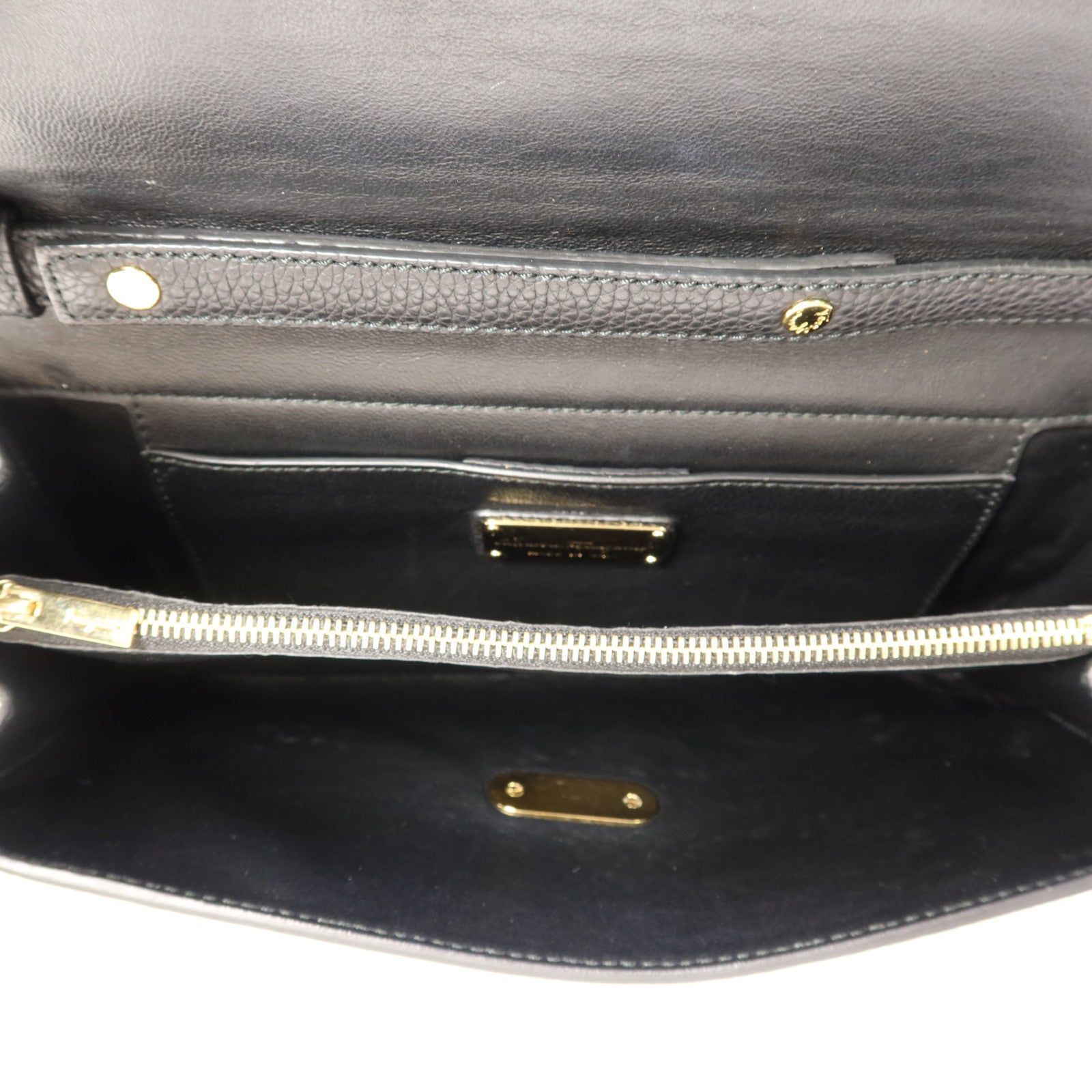 Salvatore Ferragamo 牛皮皮革Shoulder Bag金扣手挽肩背兩用袋