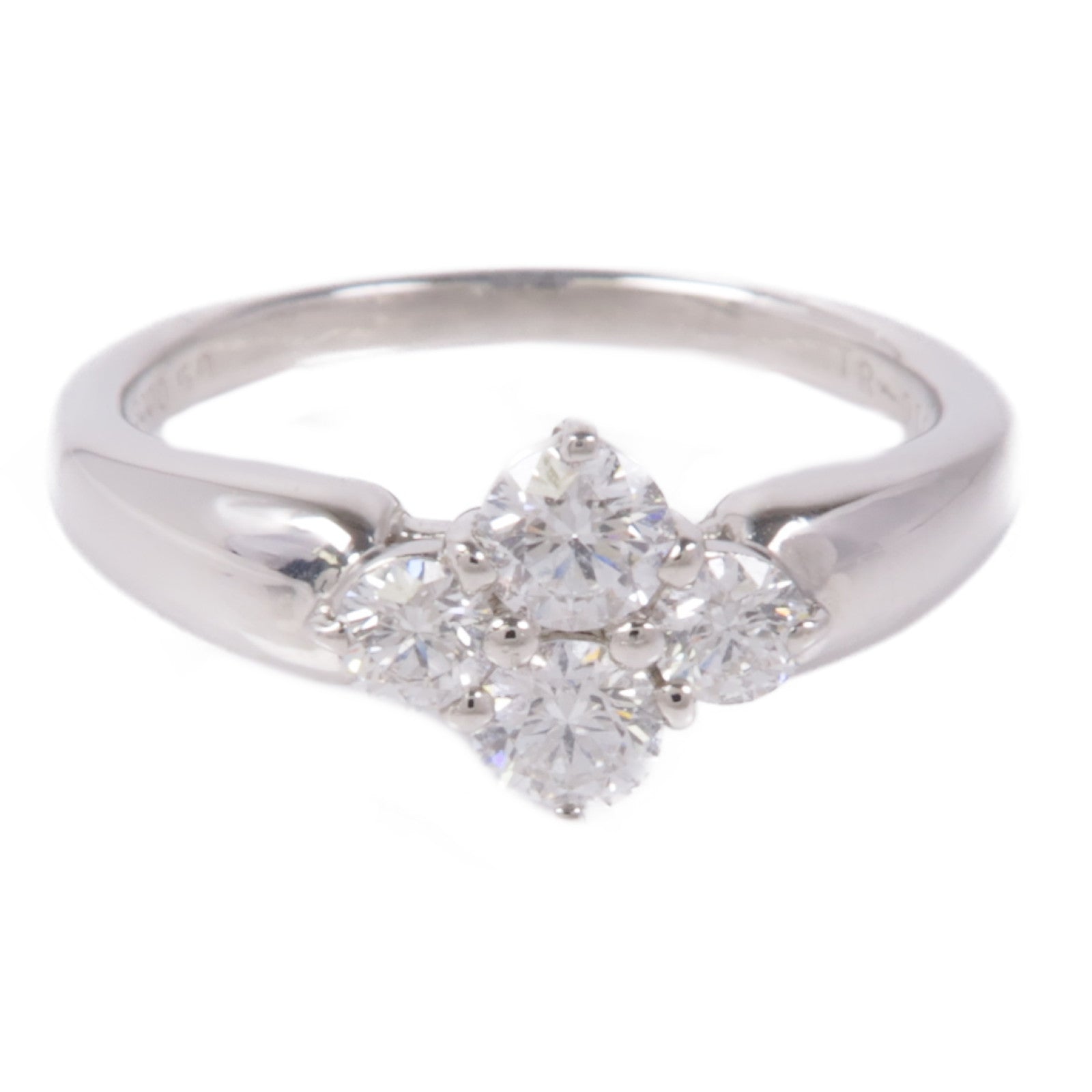 JEWELRY 【激減優惠】PT900鉑金Diamond Ring鑽石戒指US#6.5