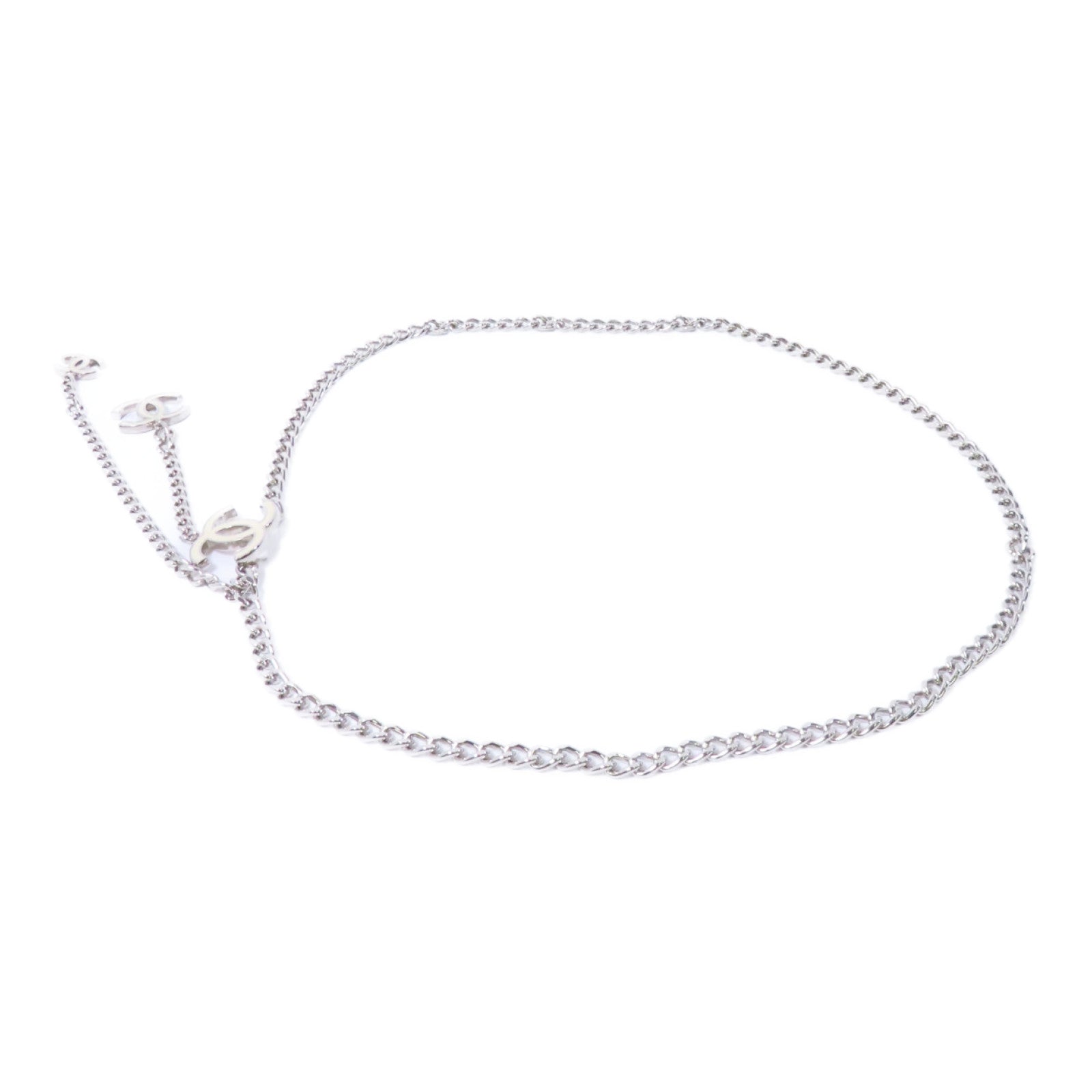CHANEL 金屬Chain Belt鏈腰帶銀色