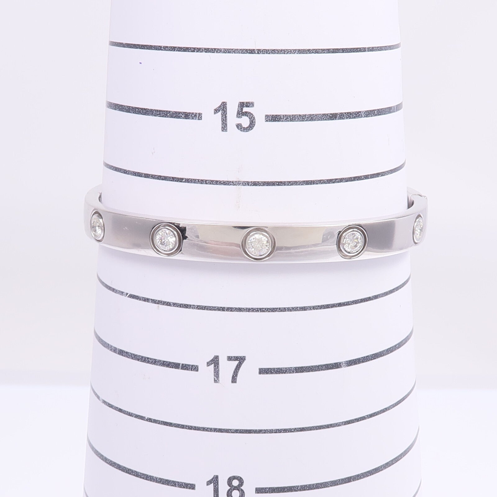 JEWELRY 18K白金Diamond Bracelet鑽石手鐲