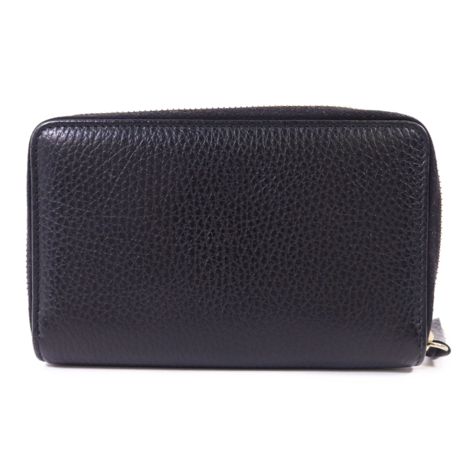GUCCI 牛皮皮革Round Wallet金扣錢包