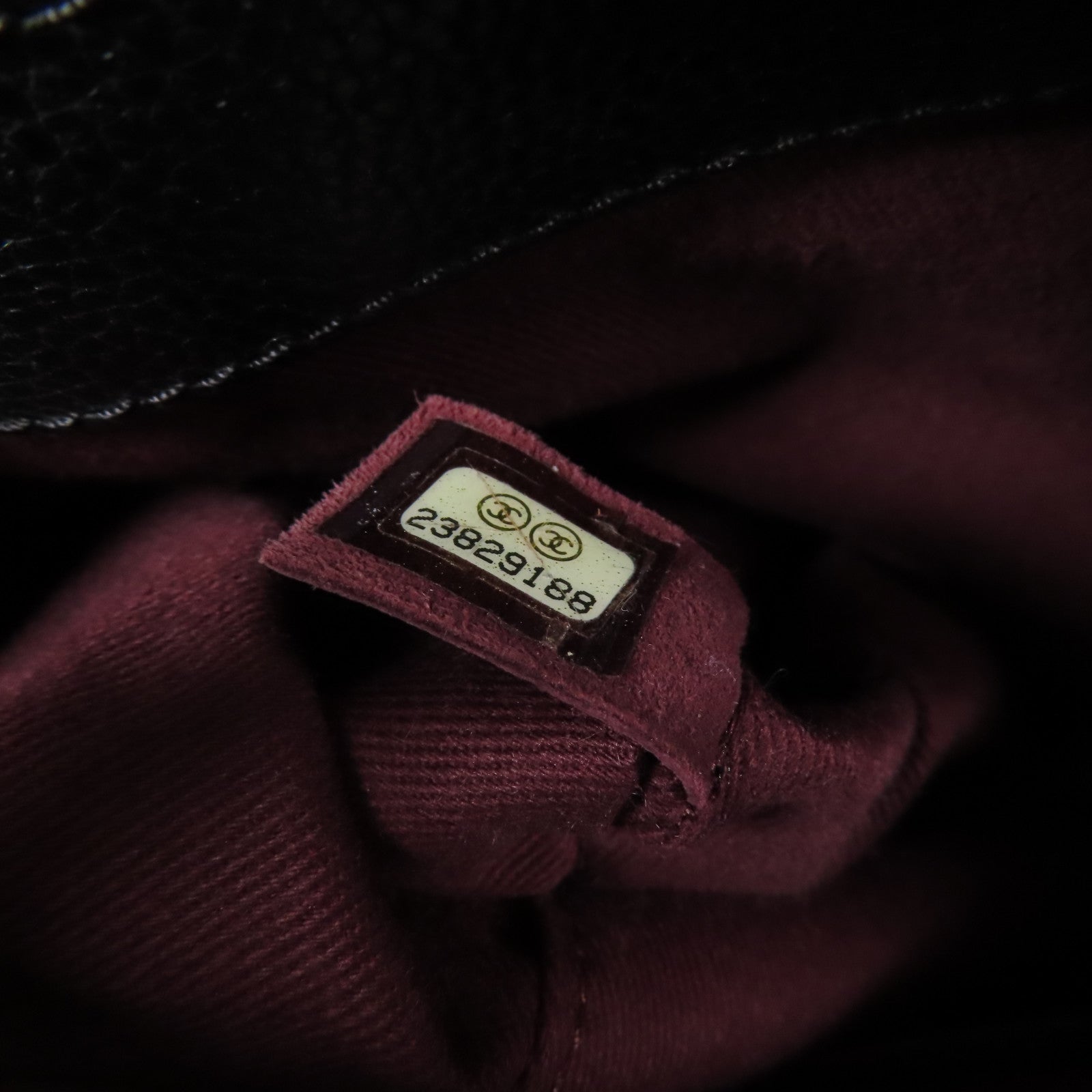 CHANEL 牛皮皮革2 Way Shoulder金扣手挽肩背兩用袋