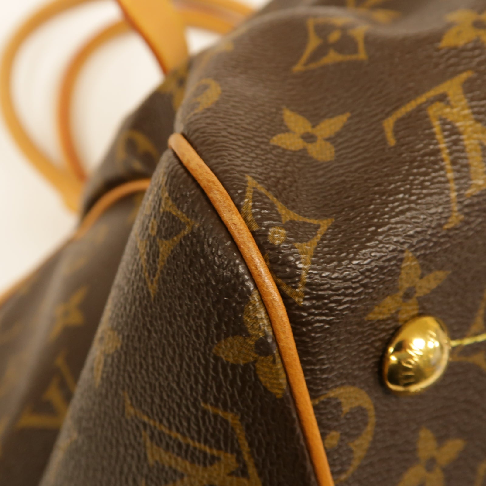 LOUIS VUITTON **【激減優惠】Monogram Tivoli GM金扣手挽袋啡色