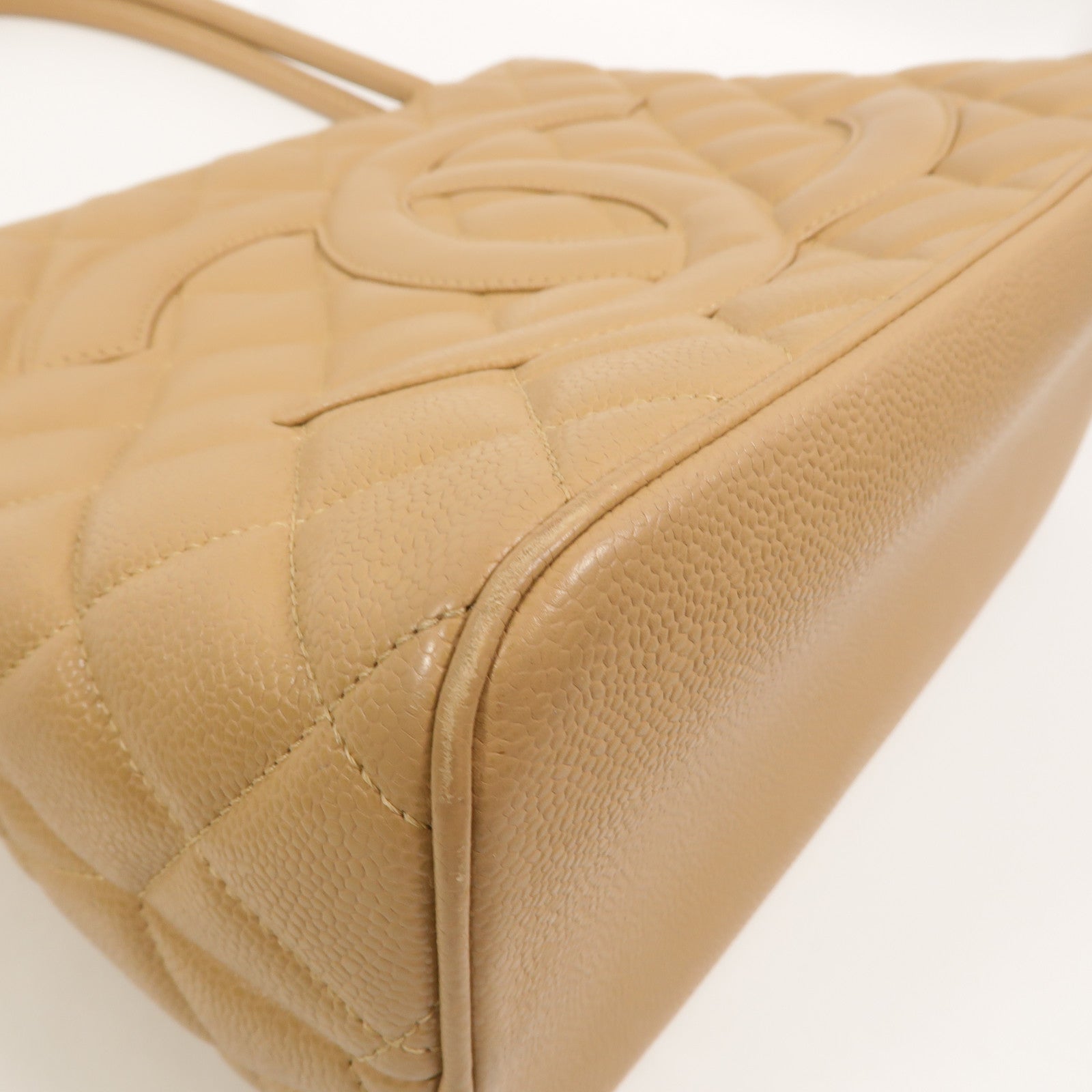 CHANEL 牛皮皮革Medallion Vintage Tote Bag手挽袋
