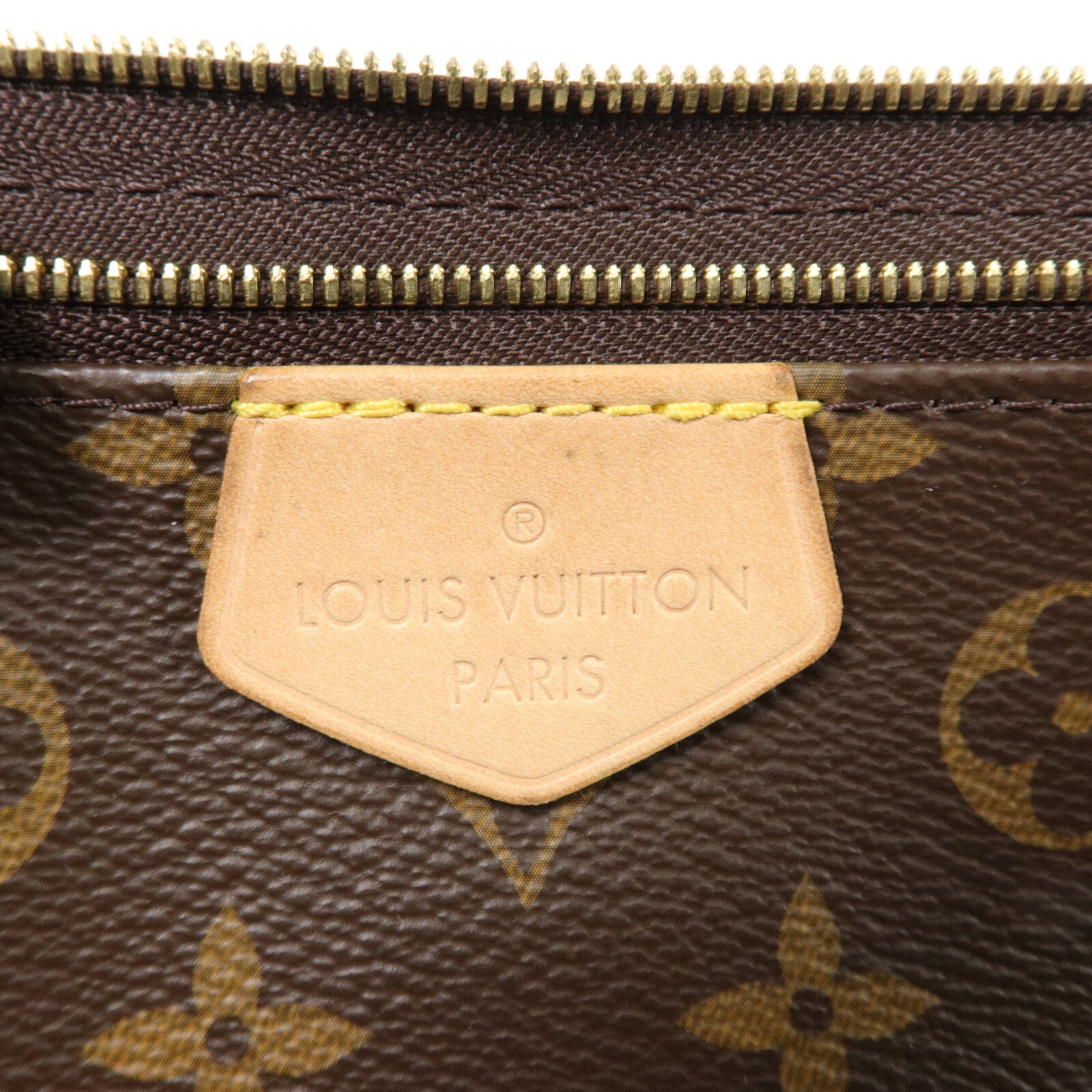 LOUIS VUITTON Monogram Multi Pochette Accessoires金扣手挽肩背兩用袋