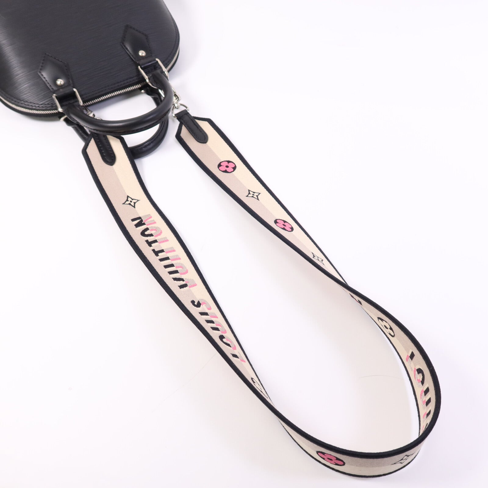 LOUIS VUITTON Epi Alma BB銀扣手挽肩背兩用袋