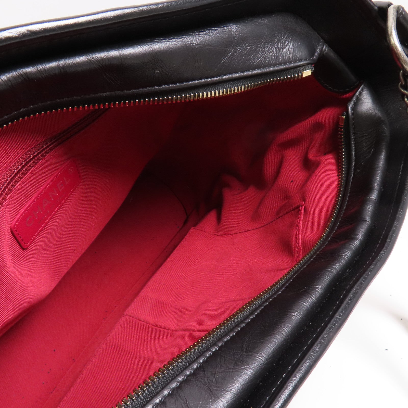 CHANEL 牛皮皮革Gabrielle鏈帶肩背袋