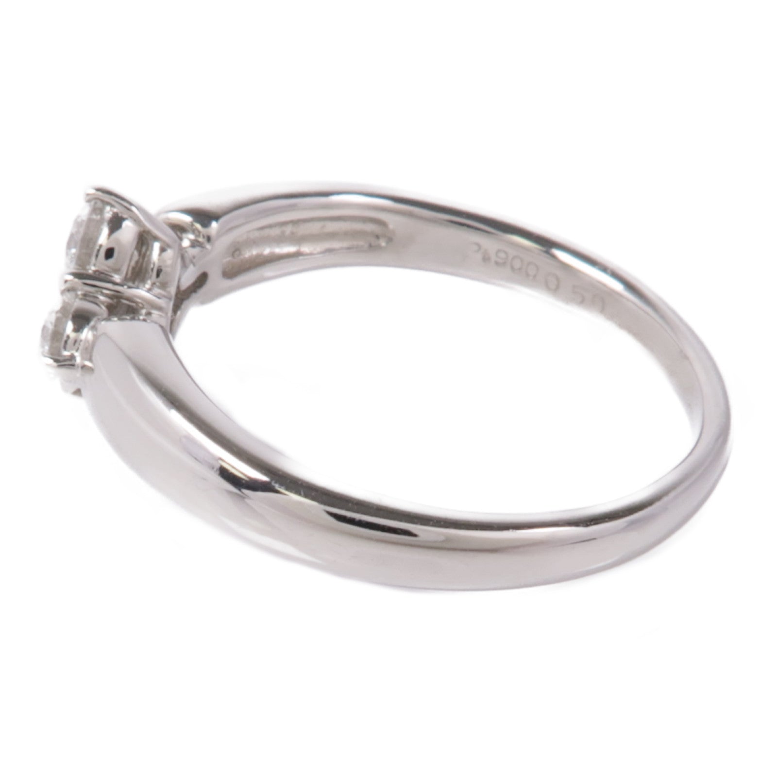 JEWELRY 【激減優惠】PT900鉑金Diamond Ring鑽石戒指US#6.5