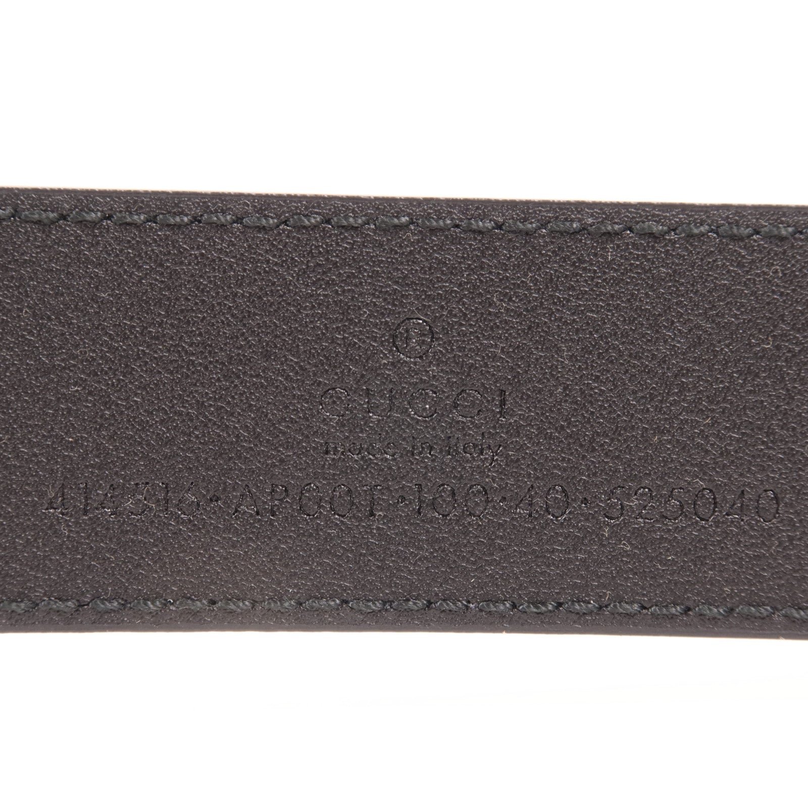 GUCCI 牛皮皮革Belt金扣皮帶