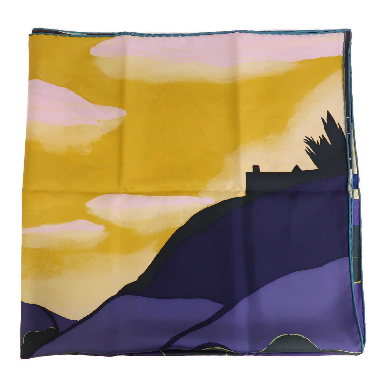 HERMES 絲質Scarf 90X90絲巾
