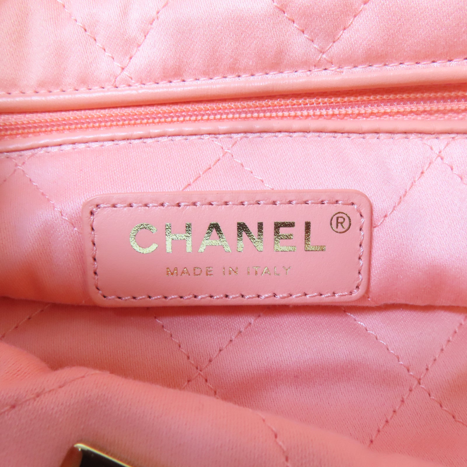 CHANEL 【激減優惠】菱格牛皮皮革Chain Shoulder金扣鏈帶肩背袋粉紅色