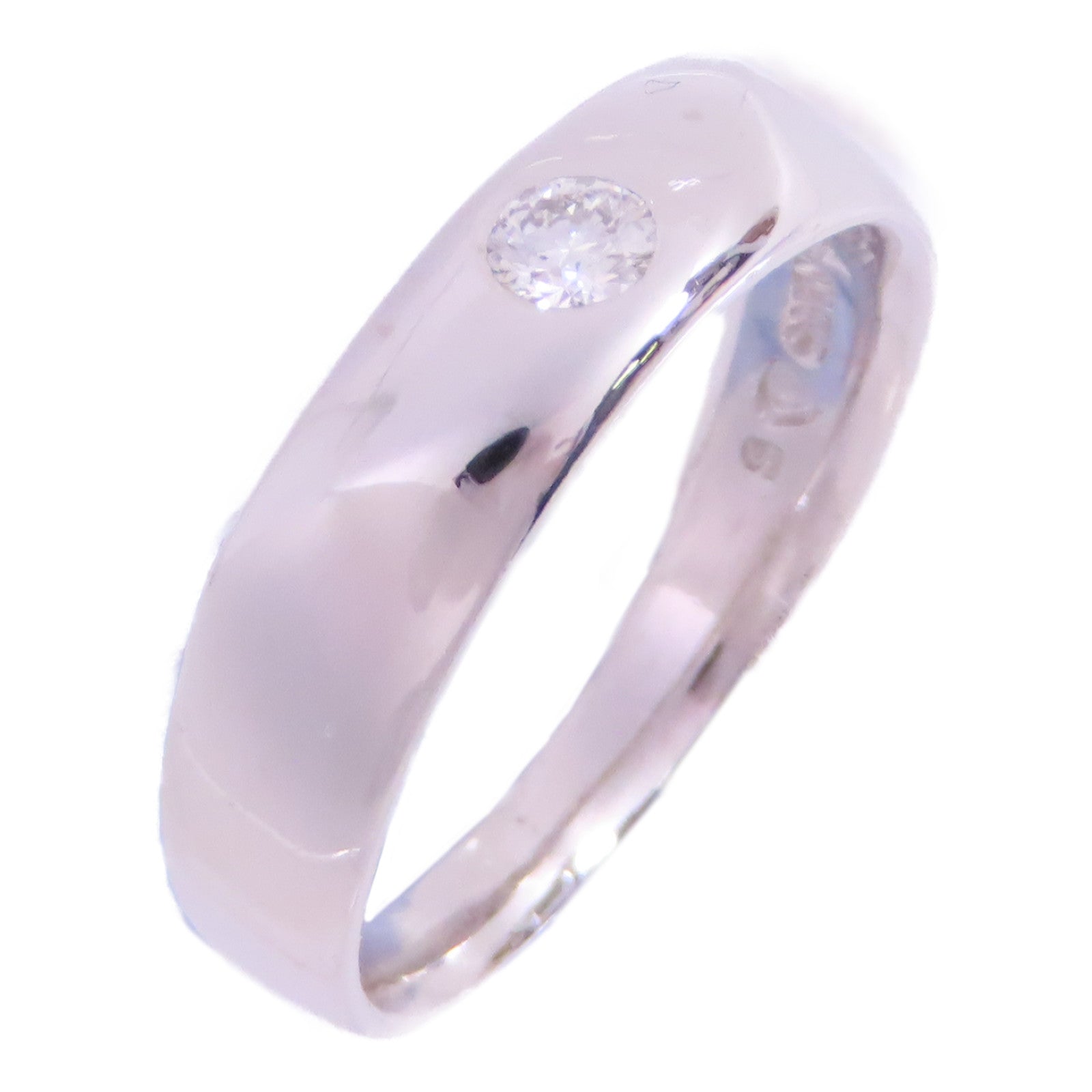 JEWELRY 【激減優惠】PT900鉑金/鑽石Diamond Ring戒指US#4.75