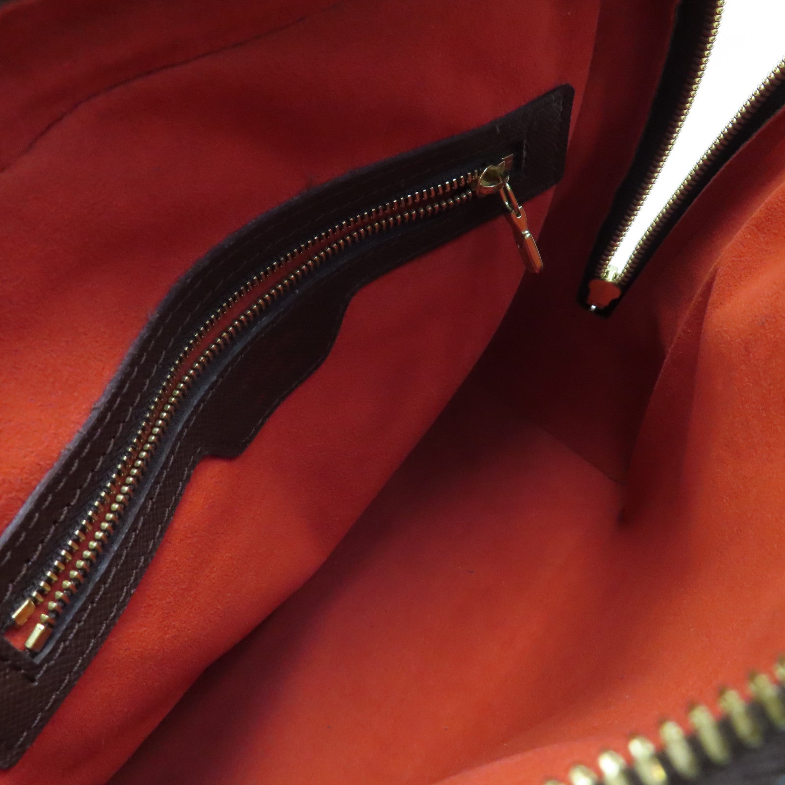 LOUIS VUITTON Damier Brera Handbag金扣手挽袋啡色