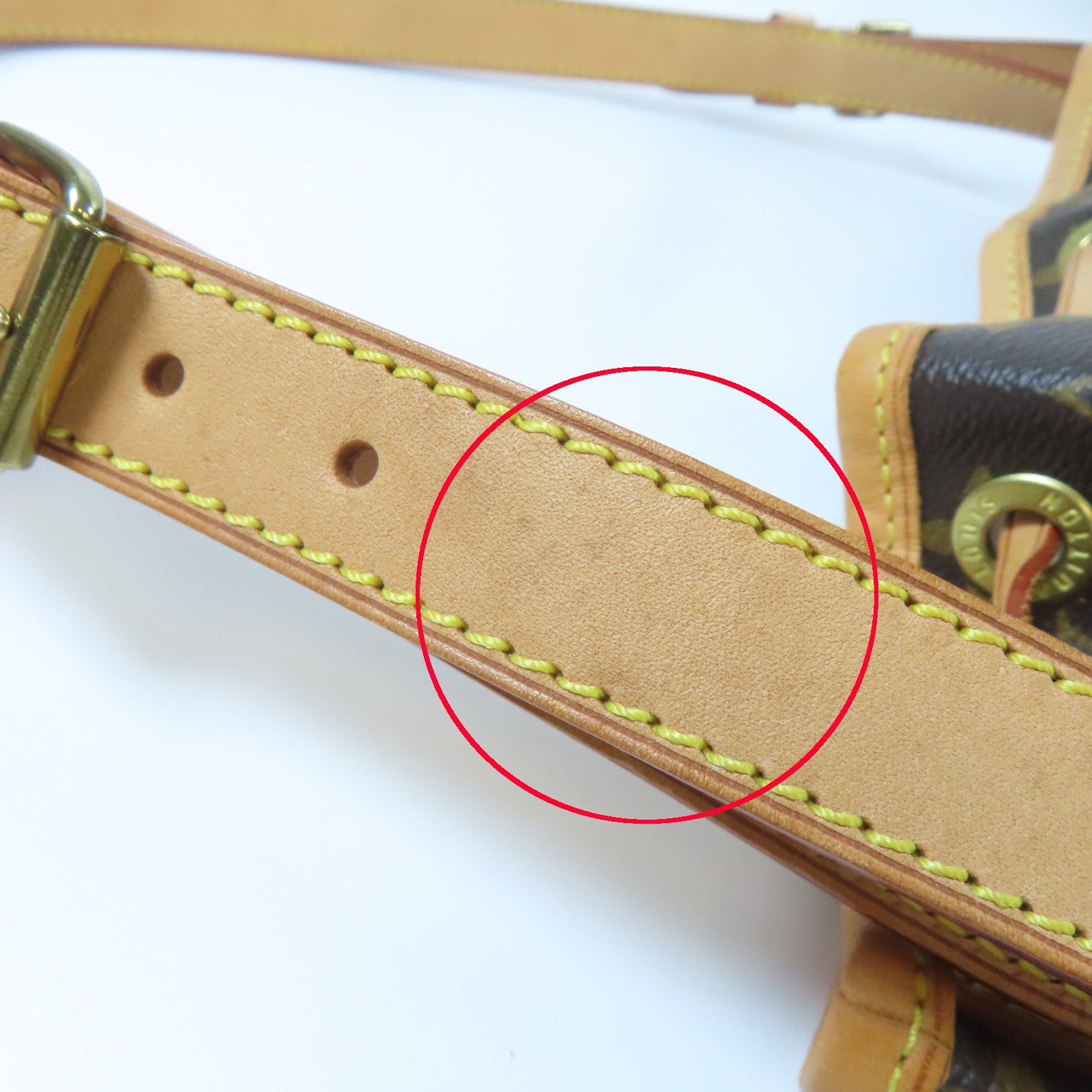 LOUIS VUITTON Monogram Petit Noe金扣肩背袋啡色
