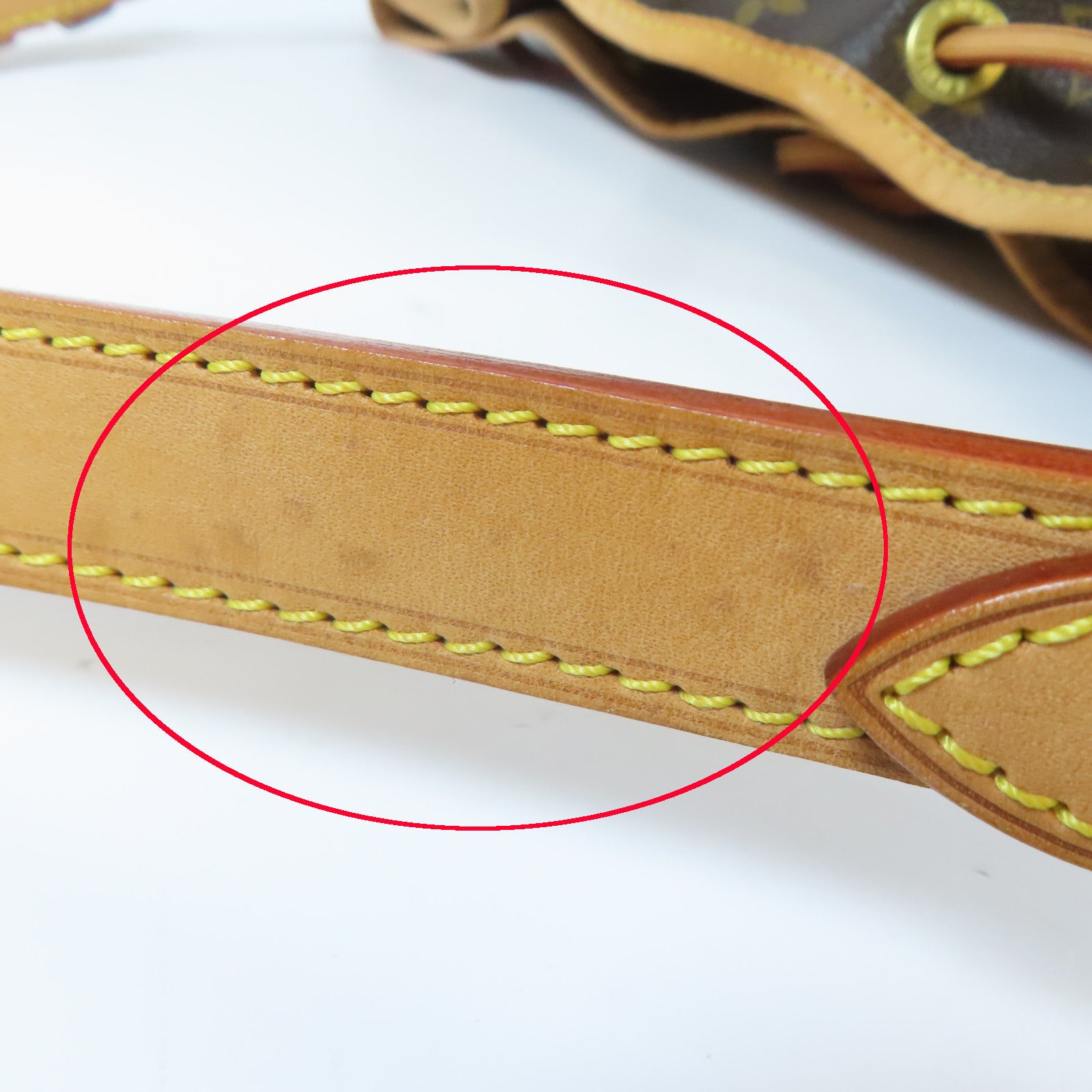 LOUIS VUITTON Monogram Petit Noe金扣肩背袋啡色