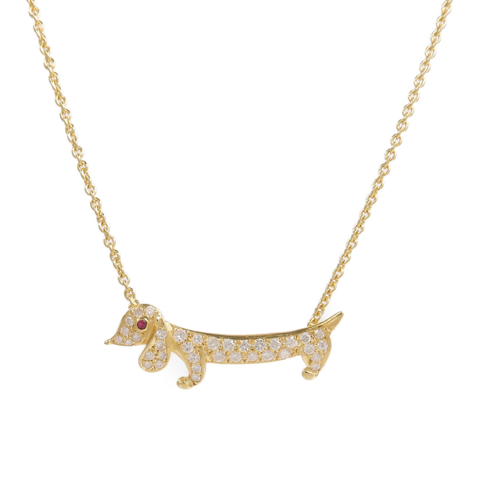 JEWELRY 18K黃金Diamond Necklace鑽石項鍊