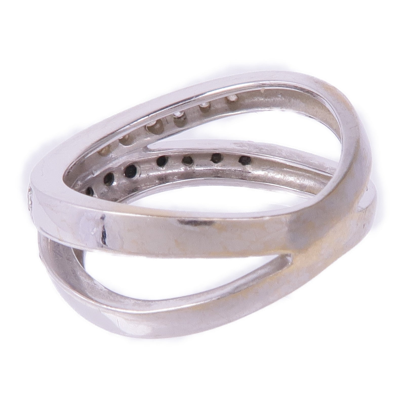 JEWELRY 【激減優惠】18K白金Diamond Ring鑽石戒指US#5