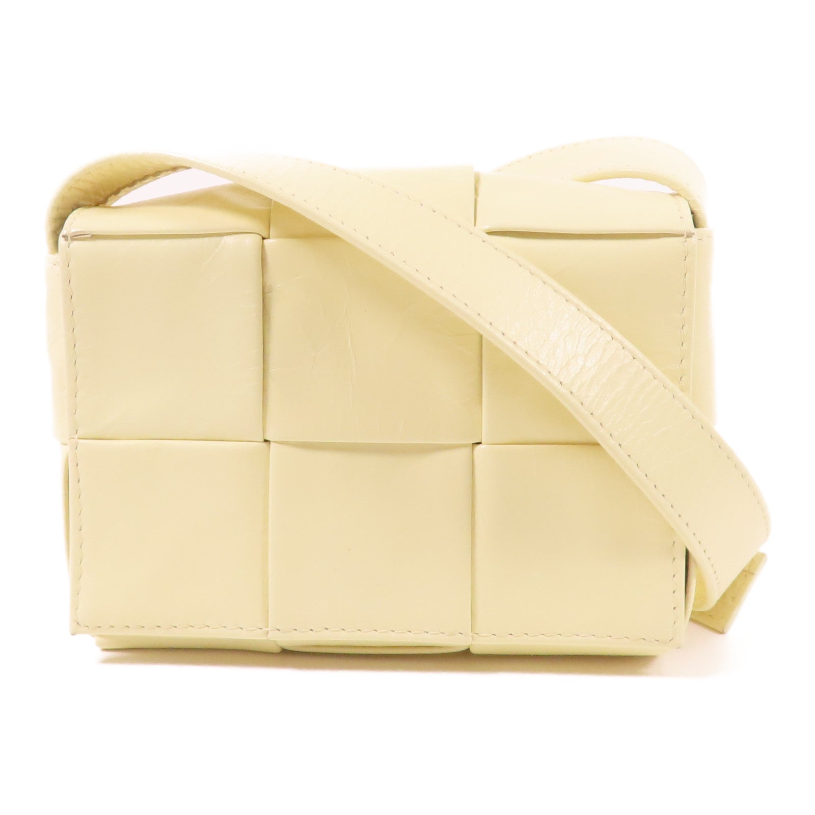 BOTTEGA VENETA 牛皮皮革Cassette銀扣肩背袋