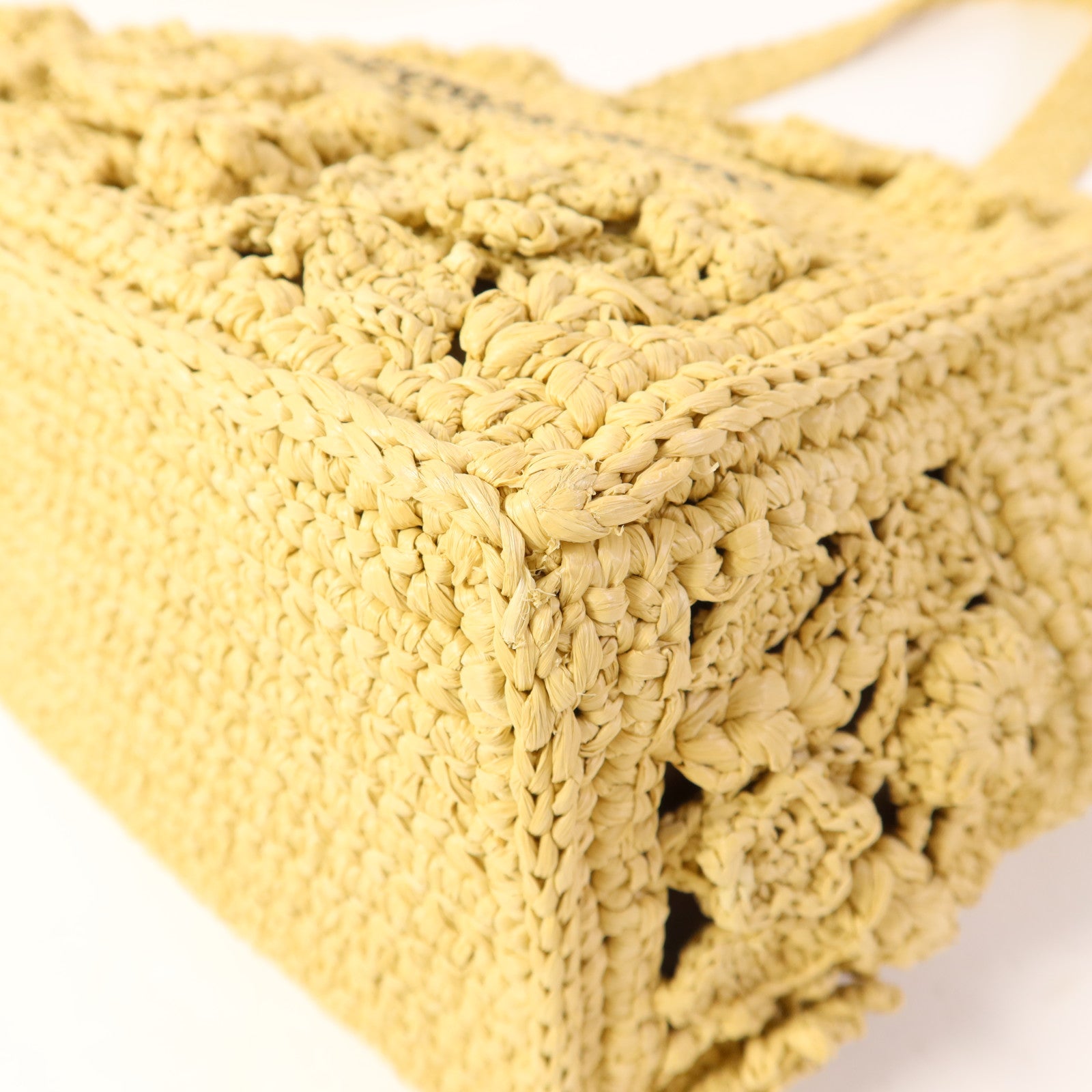 Dior 拉菲草Small Book Tote金扣手挽袋