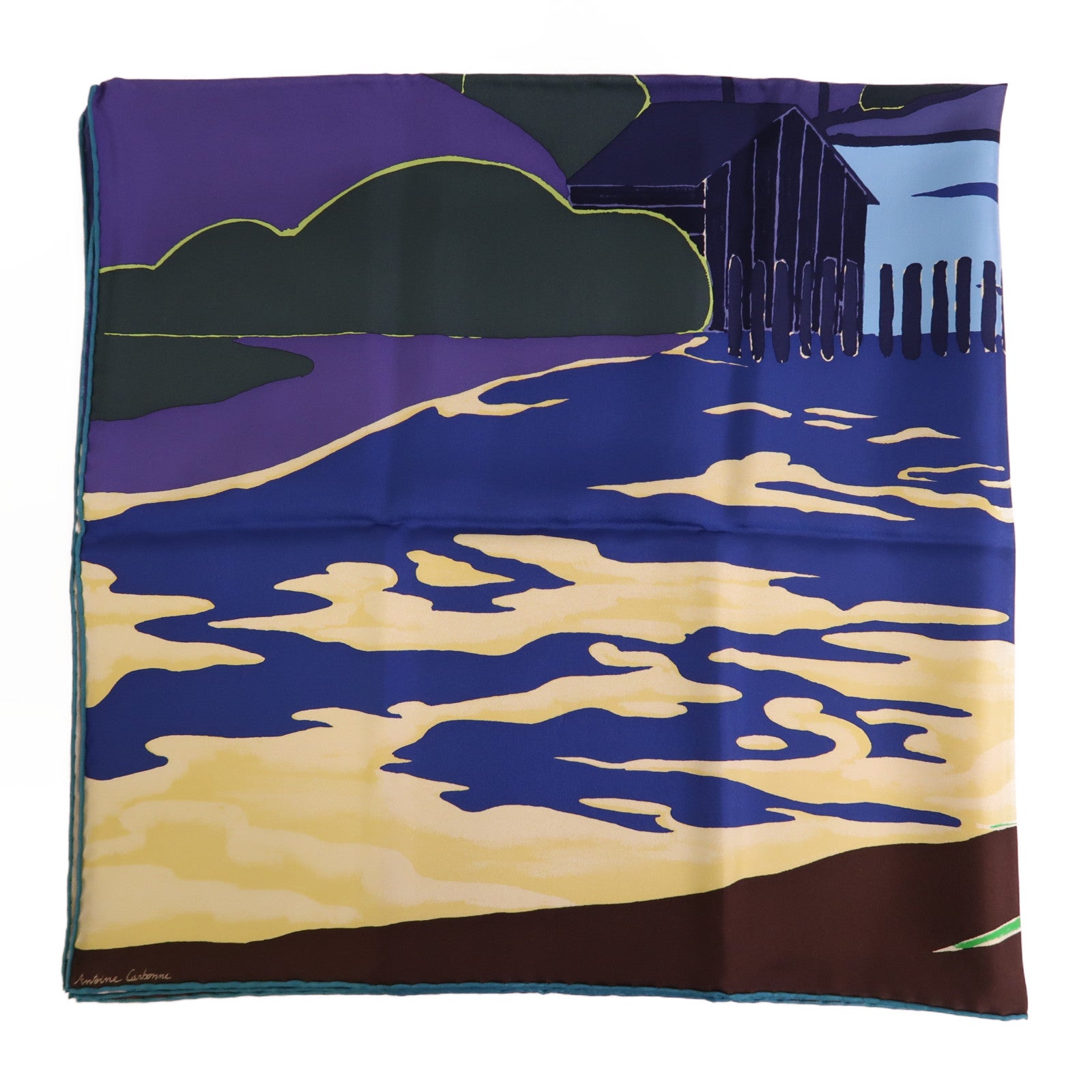 HERMES 絲質Scarf 90X90絲巾