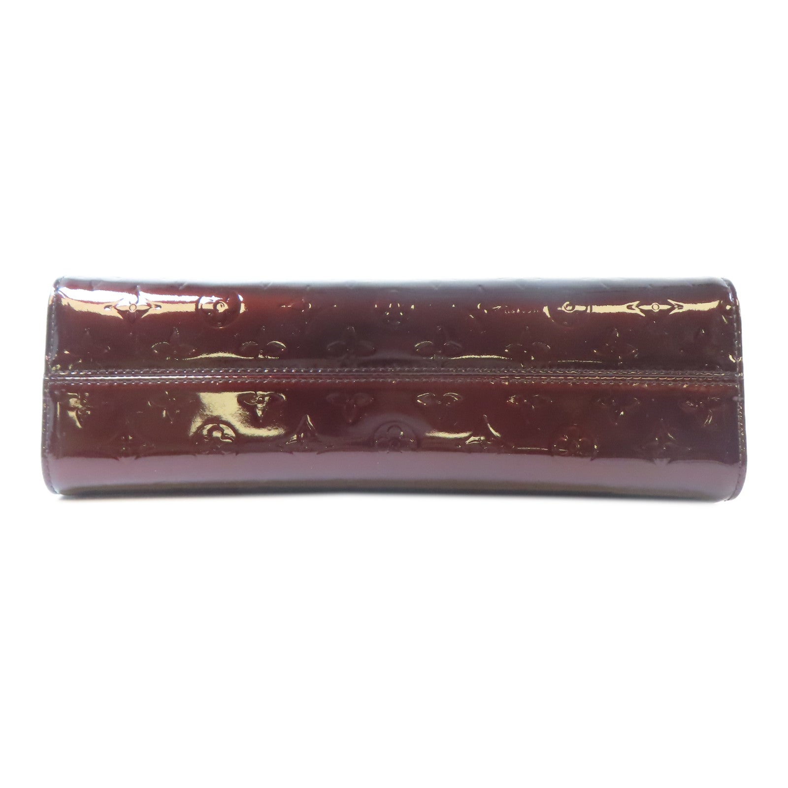 LOUIS VUITTON Vernis Roxbury Drive金扣手挽肩背兩用袋酒紅色