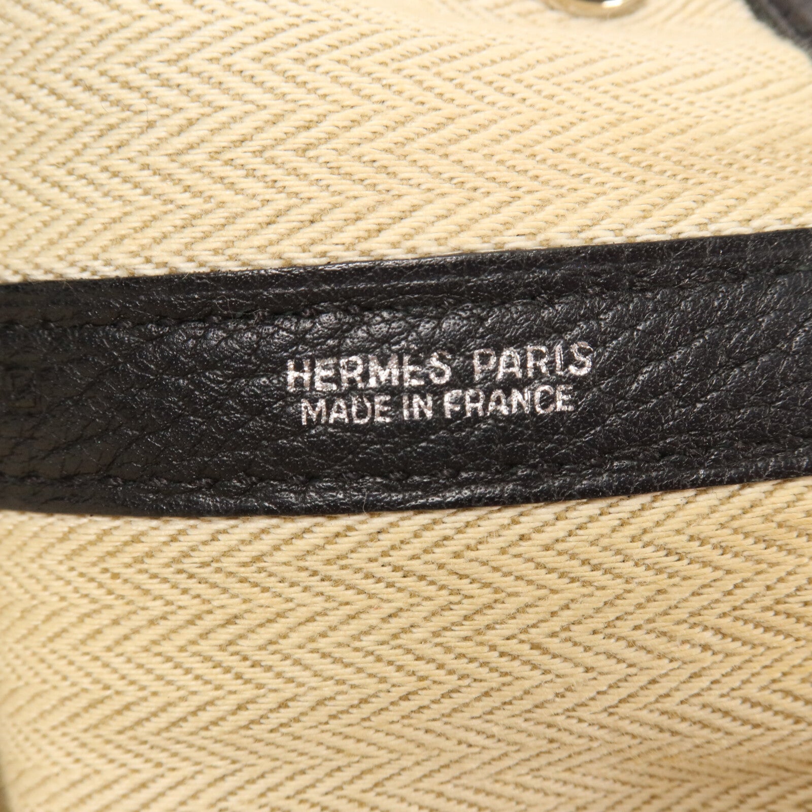 HERMES Negonda皮革Garden Party PM手挽袋Noir