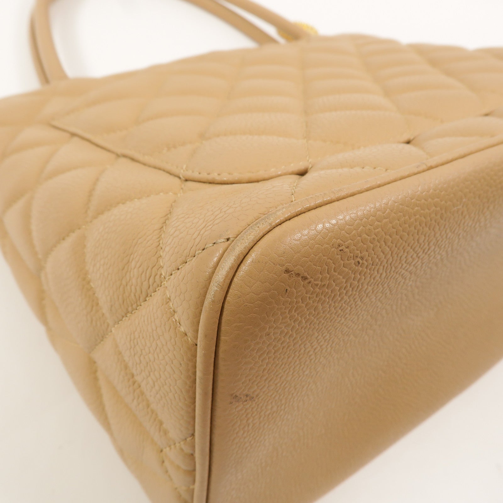 CHANEL 牛皮皮革Medallion Vintage Tote Bag手挽袋