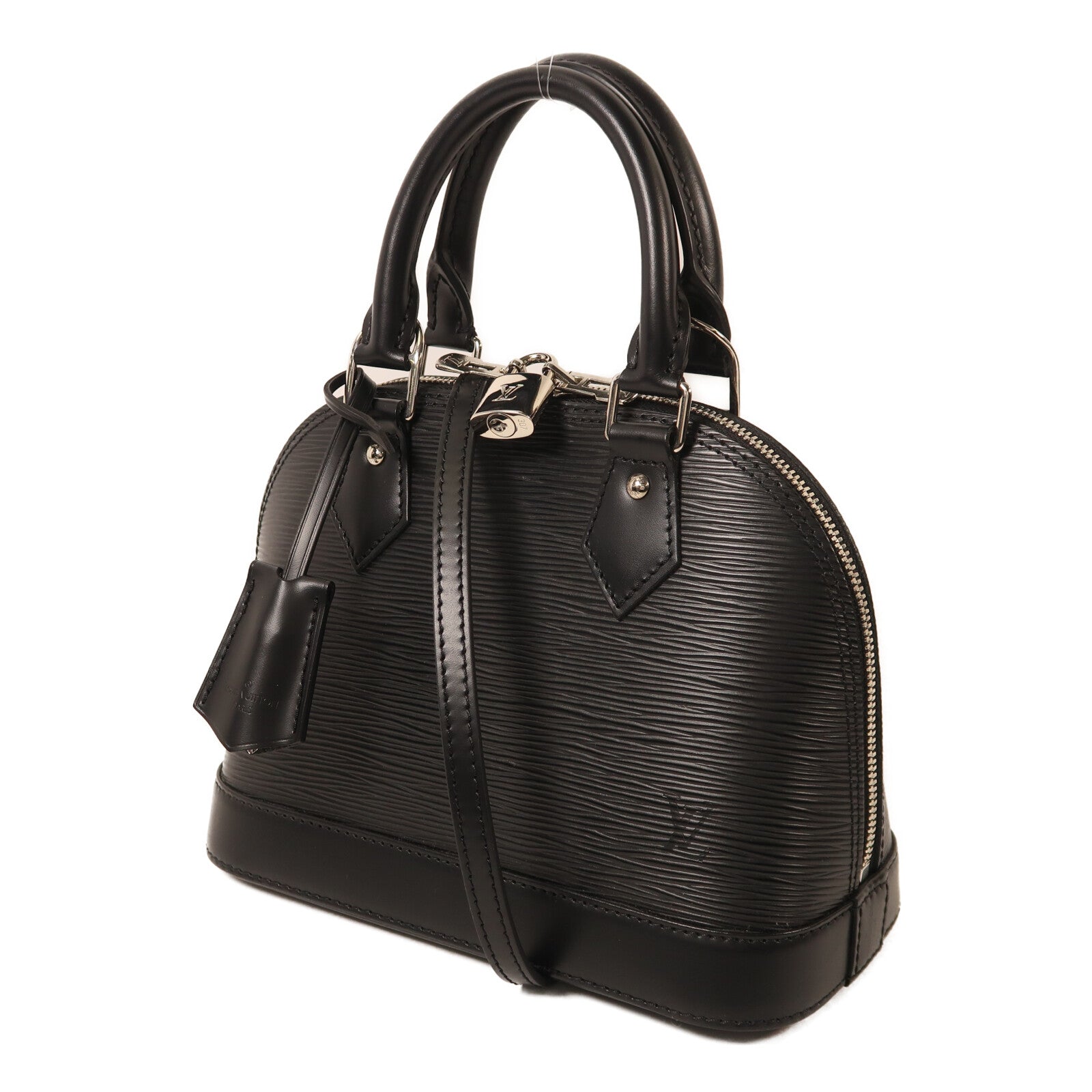 LOUIS VUITTON Epi Alma BB銀扣手挽肩背兩用袋