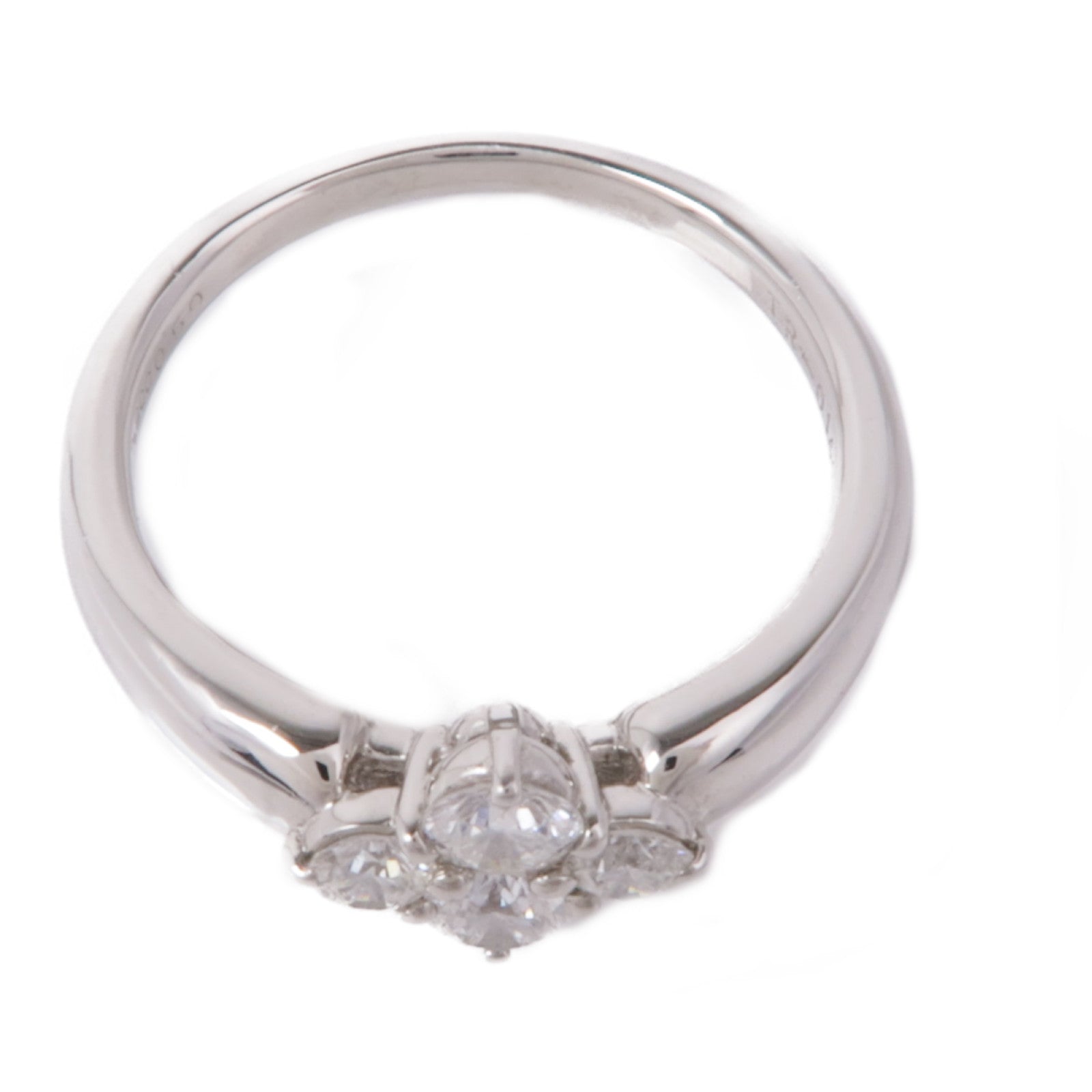 JEWELRY 【激減優惠】PT900鉑金Diamond Ring鑽石戒指US#6.5