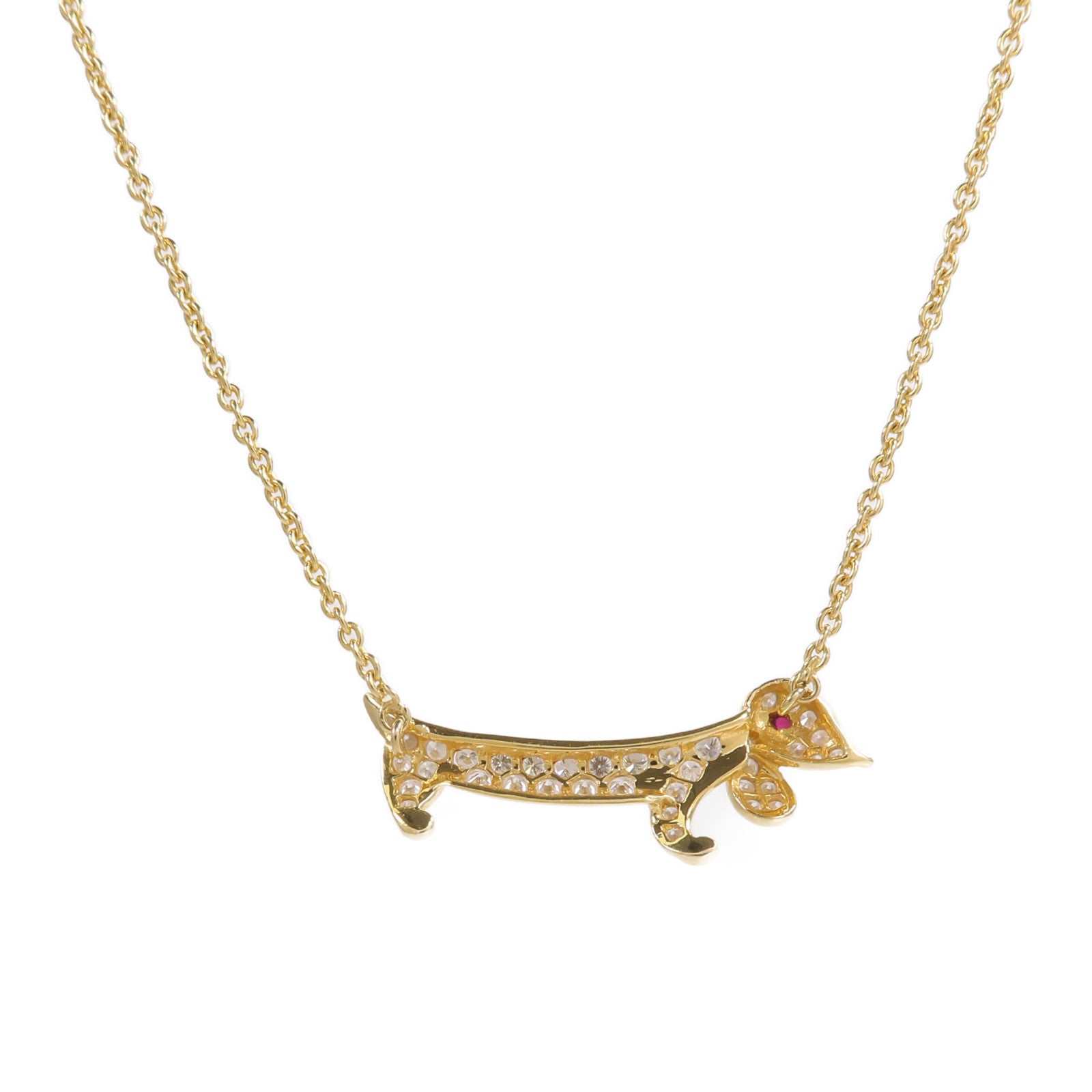 JEWELRY 18K黃金Diamond Necklace鑽石項鍊