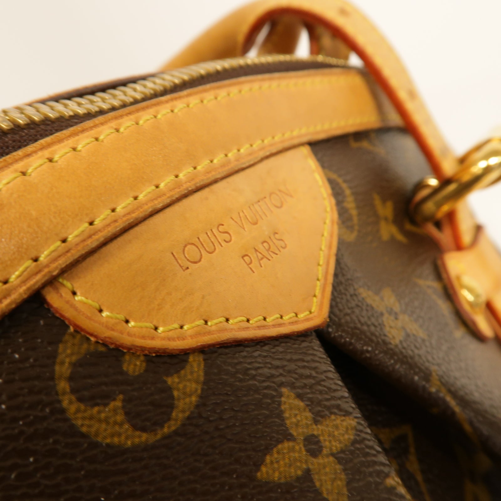 LOUIS VUITTON **【激減優惠】Monogram Tivoli GM金扣手挽袋啡色